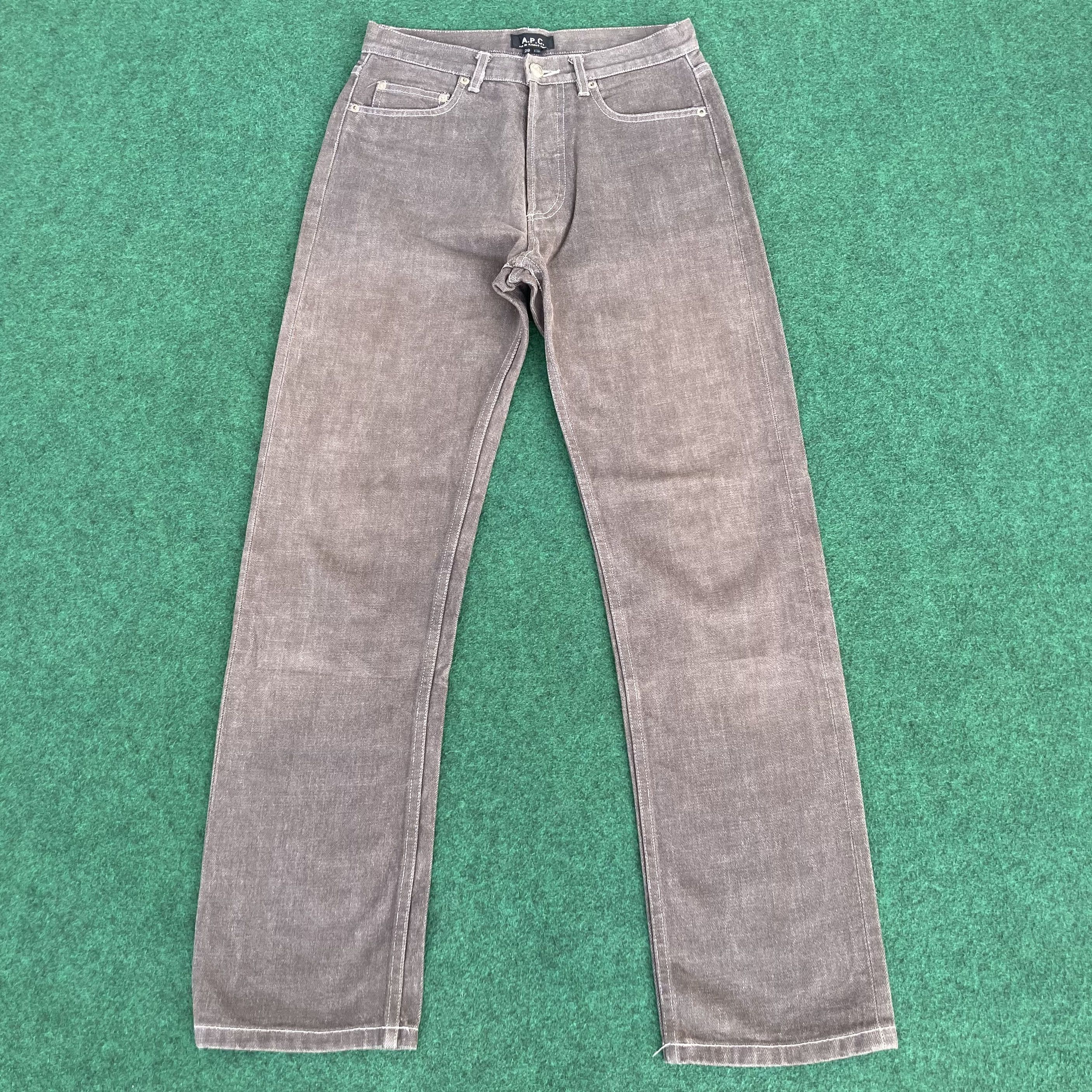 Vtg A.P.C Selvedge Faded Denim APC Redline Sz 28 Jeans