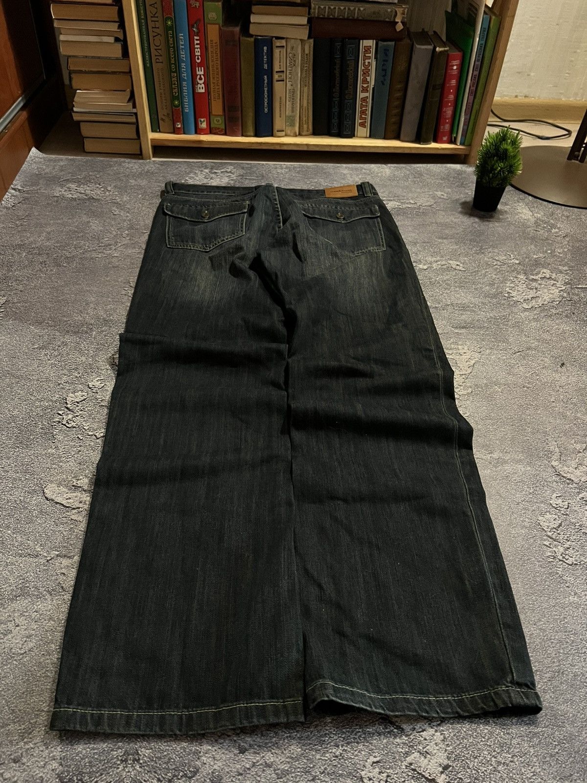 Japanese Brand Darkwear Hysteric Glamour Style Jeans / Avant Garde Drip 90s Size US 38 / EU 54 - 1 Thumbnail