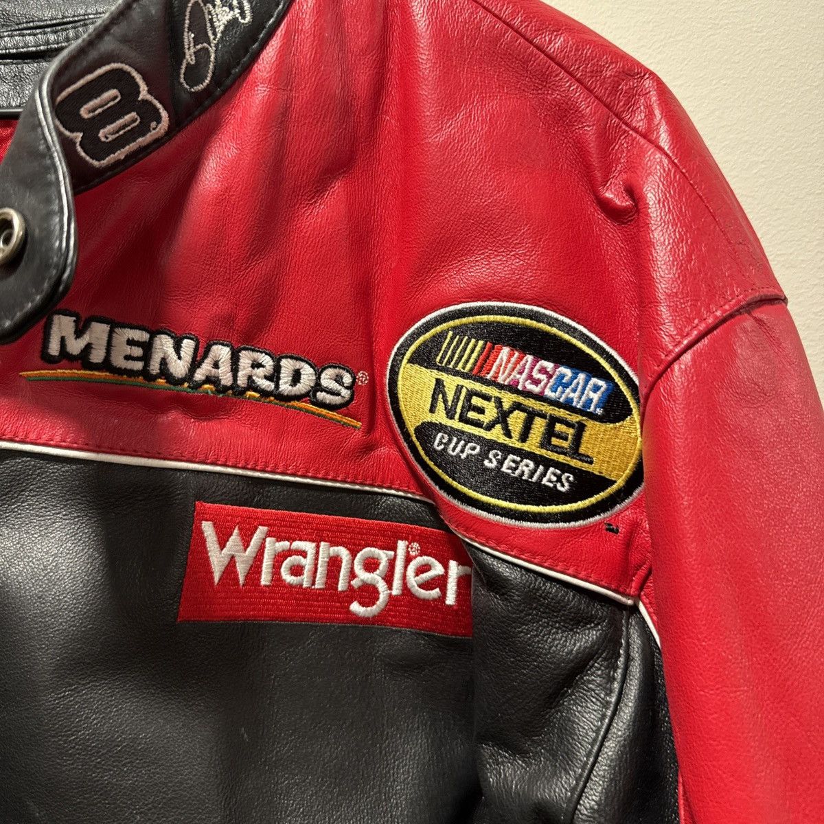 Other Vintage Dale Earnhardt Jr Wilsons Leather NASCAR Nextel Cup Size US L / EU 52-54 / 3 - 3 Thumbnail