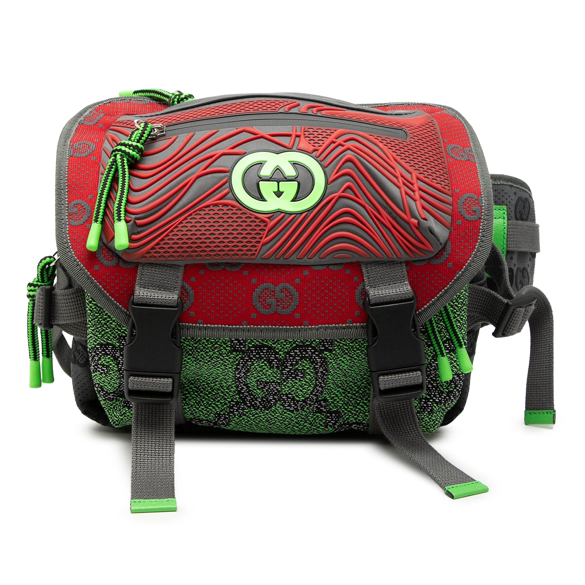 Gucci Small GG Nylon Backpack Size ONE SIZE - 1 Thumbnail