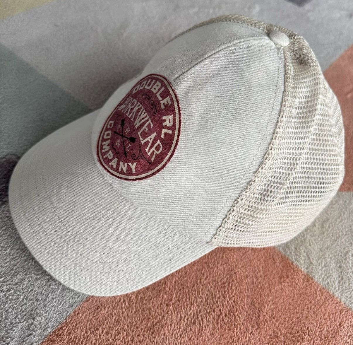 RRL Ralph Lauren RRL Mesh Trucker Cap Ralph Lauren Double RL K22 Size ONE SIZE - 3 Thumbnail