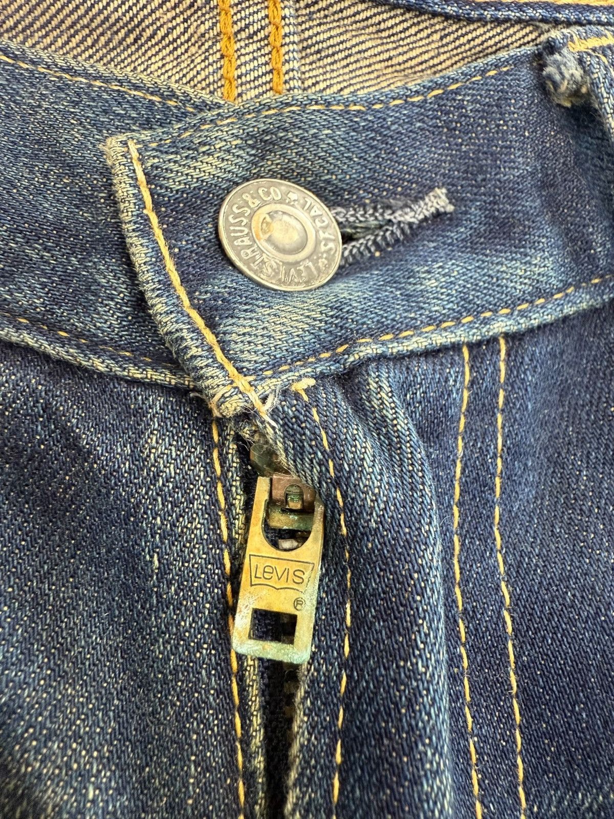 Levi's Vintage Levi’s 502 Selvedge Mud Wash Loose Jeans Size US 29 - 9 Thumbnail