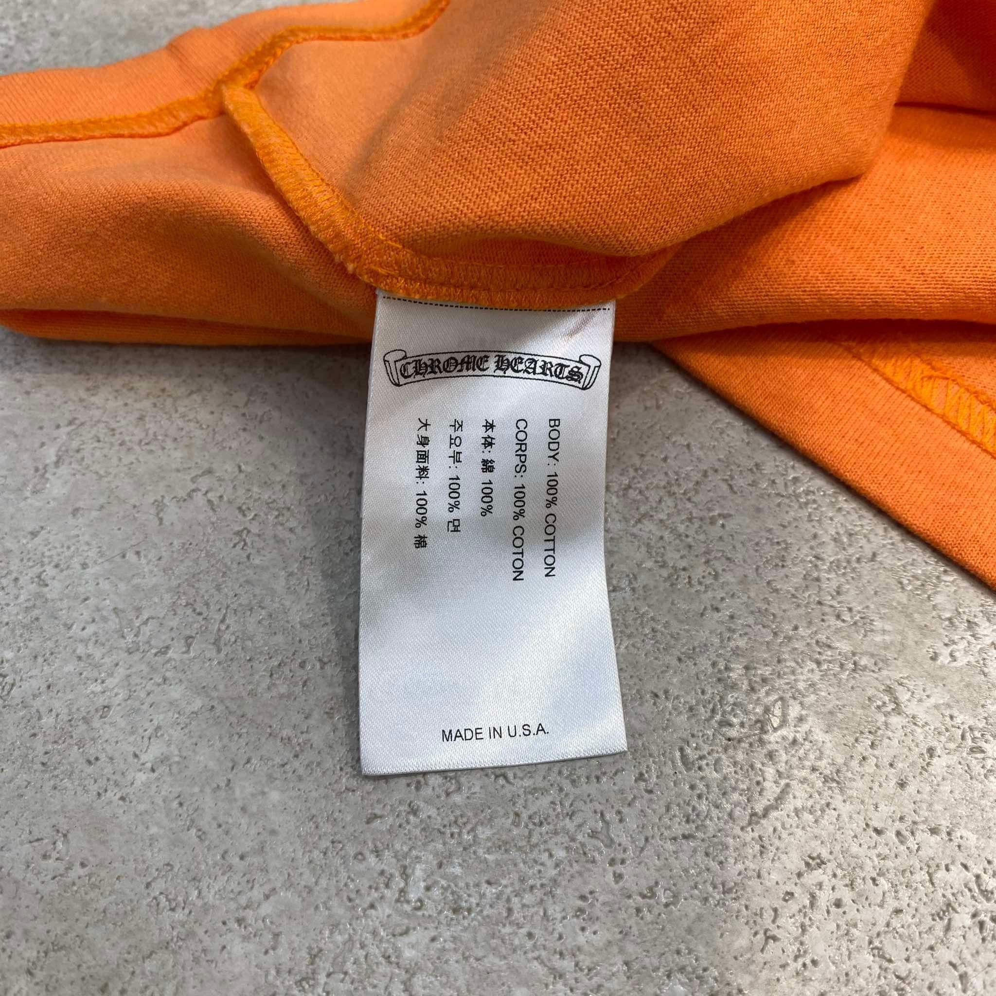 Chrome Hearts CHROME HEARTS Matty Boy Link Build T Shirt ORANGE Size US M / EU 48-50 / 2 - 8 Thumbnail