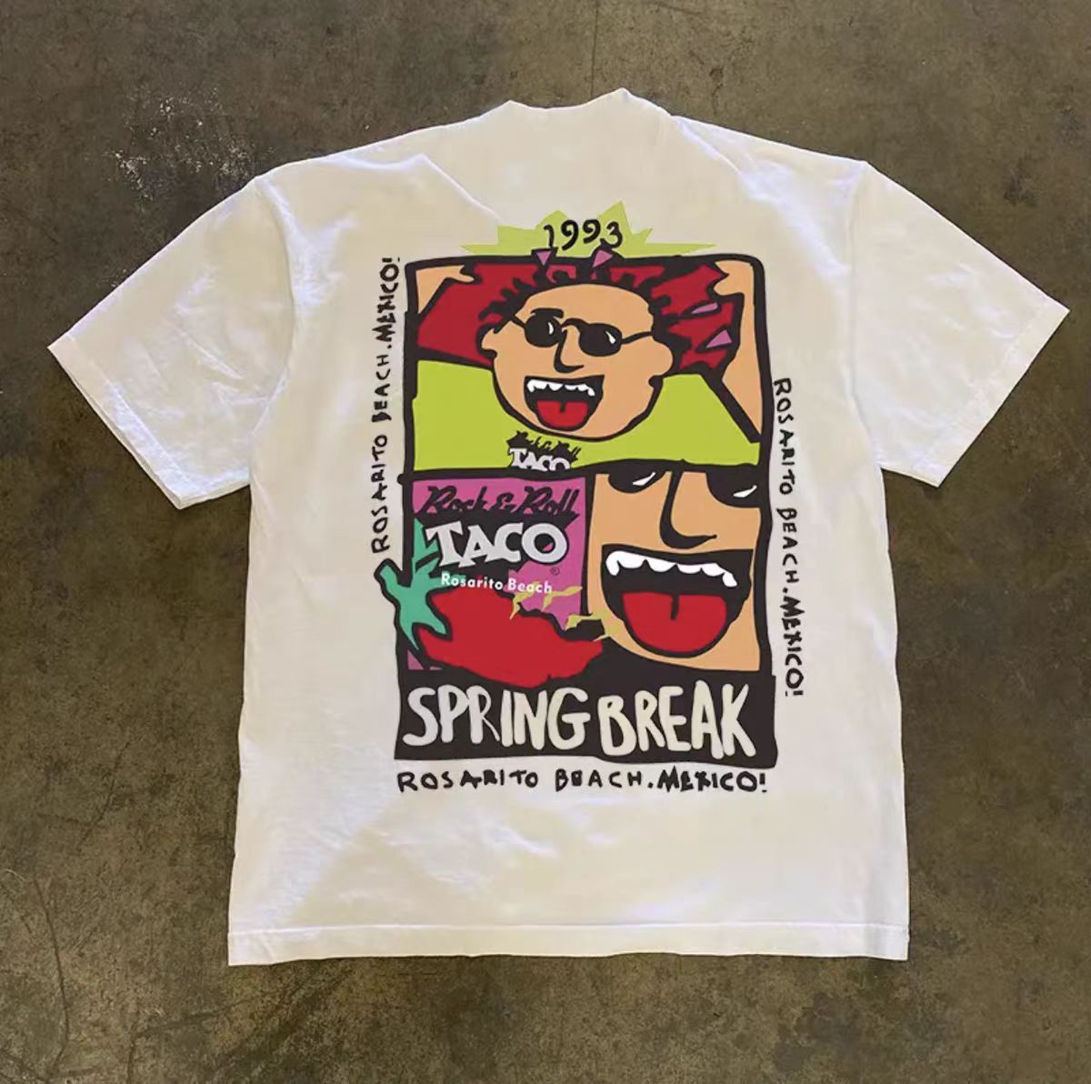 Japanese Brand White street hip-hop retro print loose punk t-shirt Size US M / EU 48-50 / 2 - 1 Thumbnail