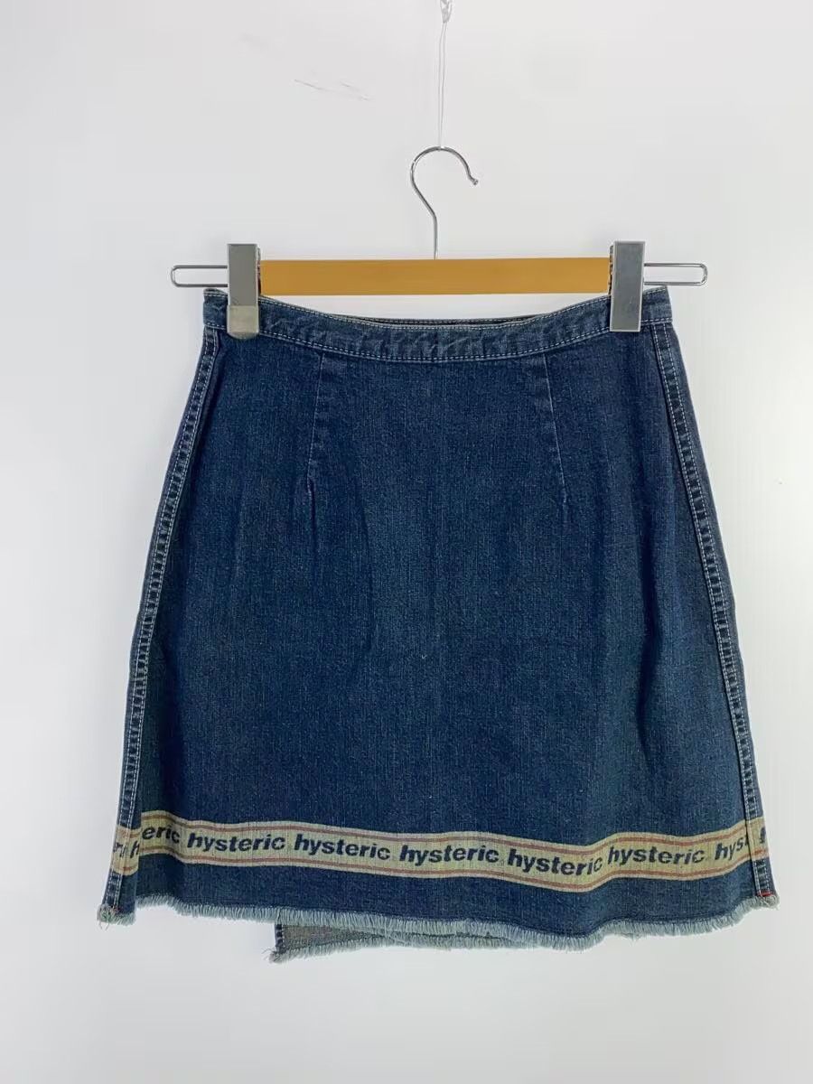 Hysteric Glamour Logo Denim Skirt Size 25" / US 0 / IT 36 - 2 Thumbnail