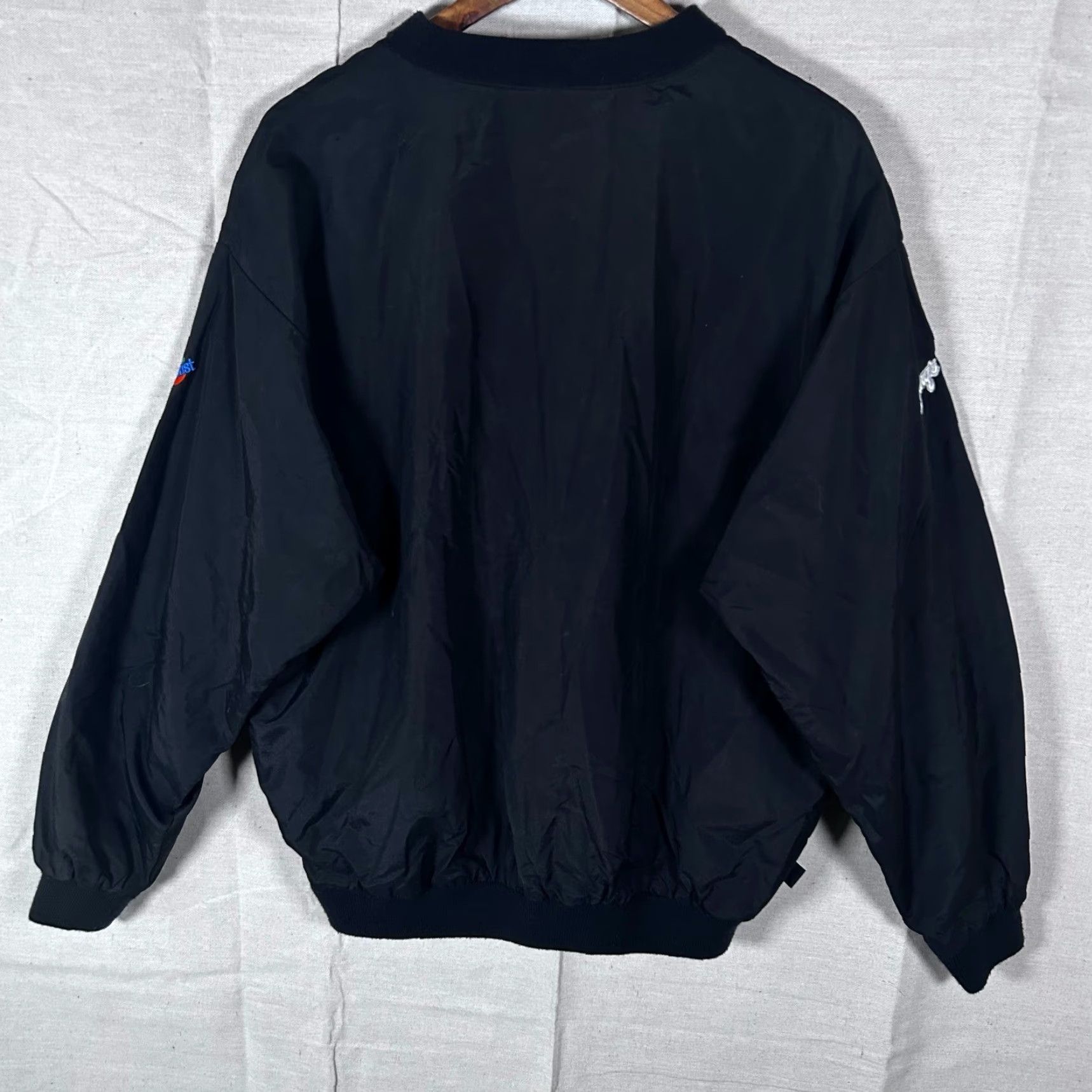 Vintage Charles River Coca-Cola Wisconsin Windbreaker Jacket M Mens Black Windbreaker Logo Embroidered Pullover Navy XD Size US M / EU 48-50 / 2 - 3 Thumbnail