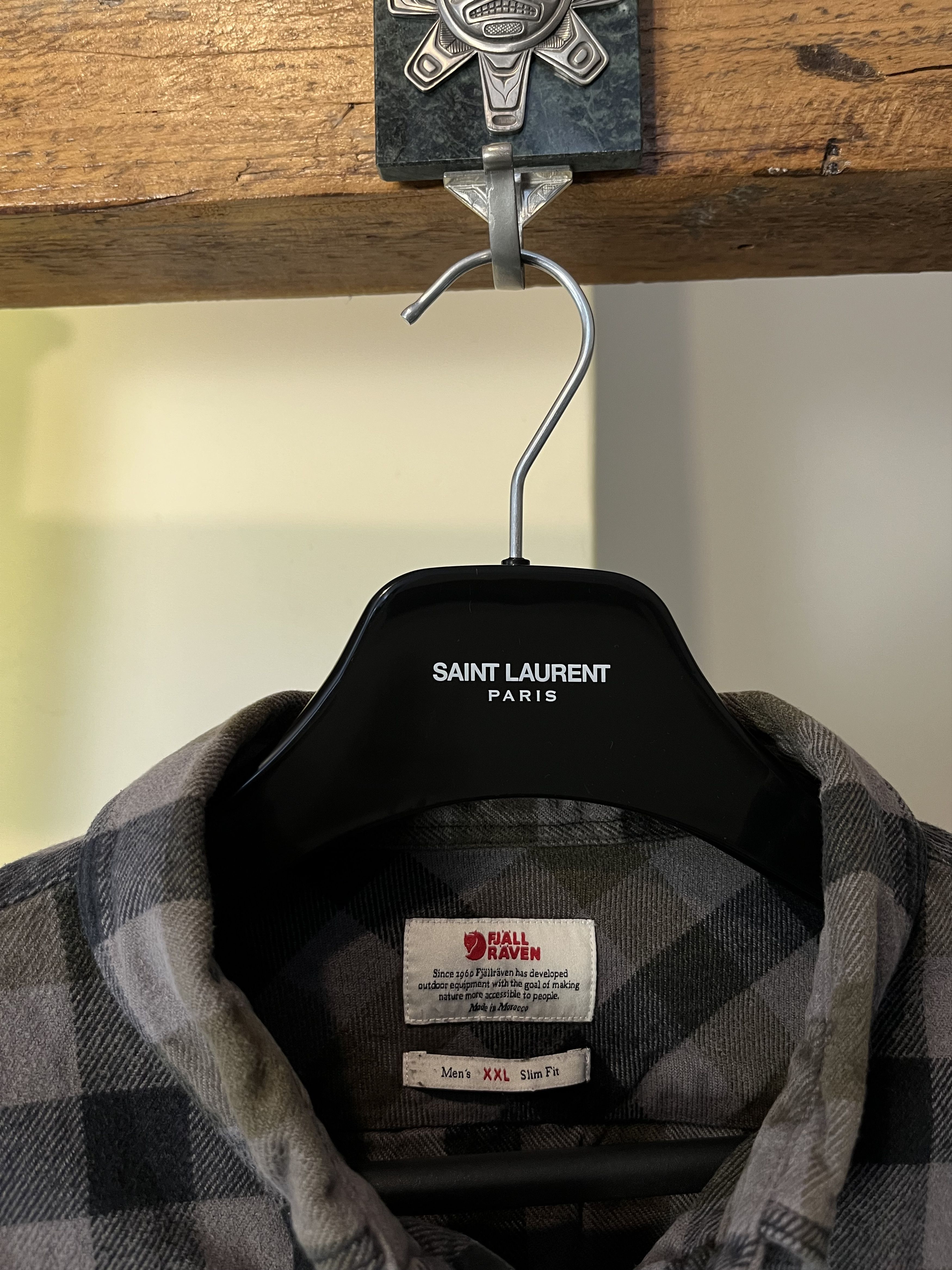 Fjallraven × Vintage Fjallraven Flannel Shirt Embroidered Logo Shirt Size US XXL / EU 58 / 5 - 5 Thumbnail