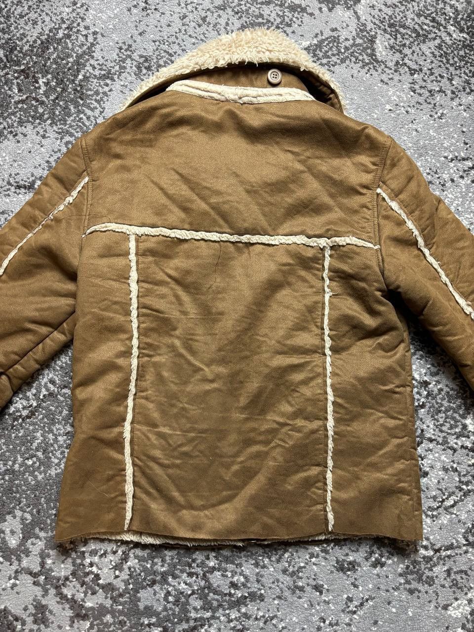 Vintage Vintage Y2K Suede Leather Fur Collar Avantgarde Man Jacket Size US M / EU 48-50 / 2 - 9 Thumbnail