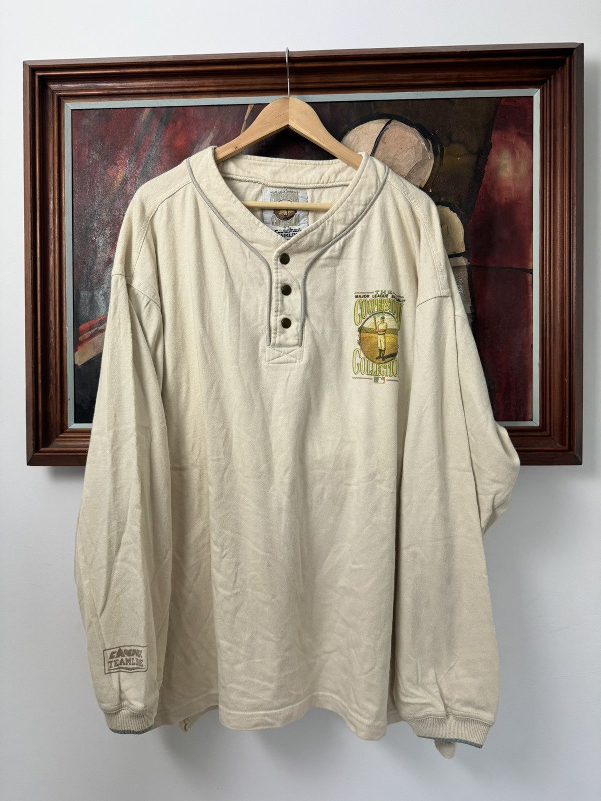 MLB Vintage 90s Cooperstown Collection MLB Baseball Jersey Rare Size US XL / EU 56 / 4 - 2 Thumbnail
