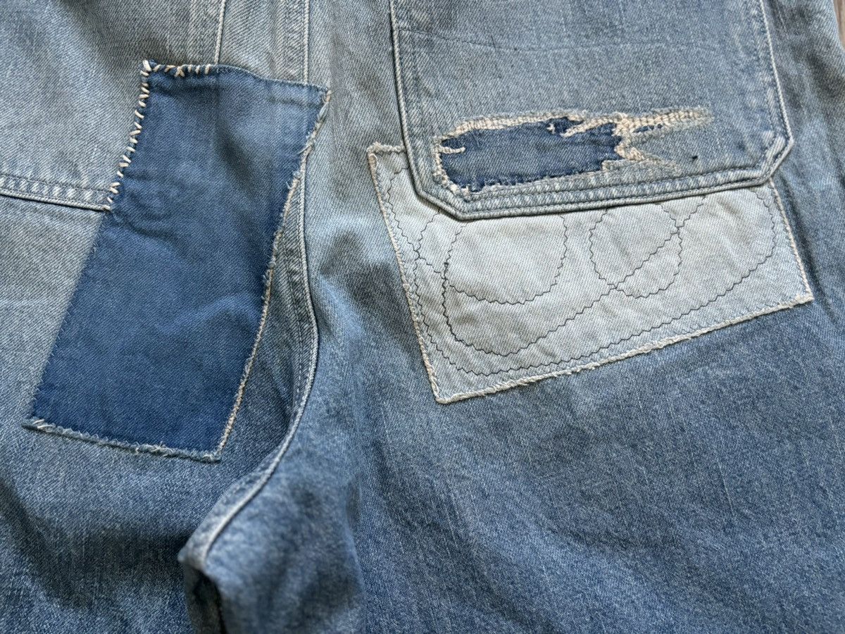 Kapital Kapital Kountry Working Class Distressed Patchwork Denim Size US 30 / EU 46 - 8 Thumbnail