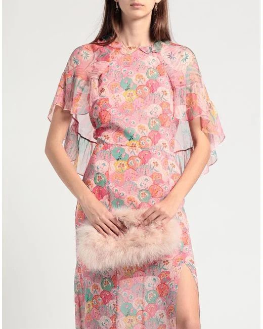 Other o1s22i1n0924 Maxi Natalia Silk Georgette in Multicolor Size M / US 6-8 / IT 42-44 - 2 Thumbnail