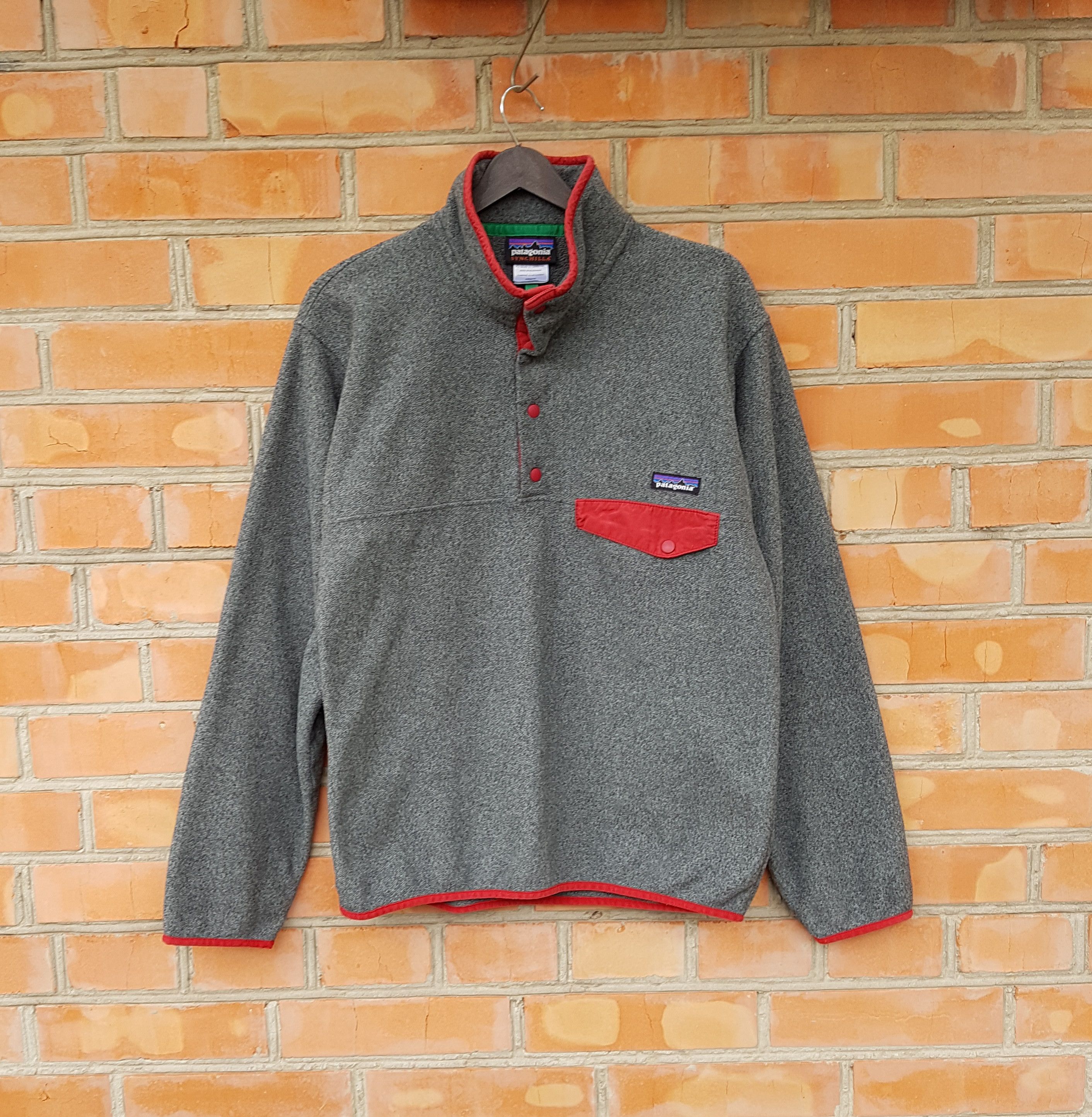 Made In Usa × Patagonia × Vintage 1998 patagonia synchilla snap t