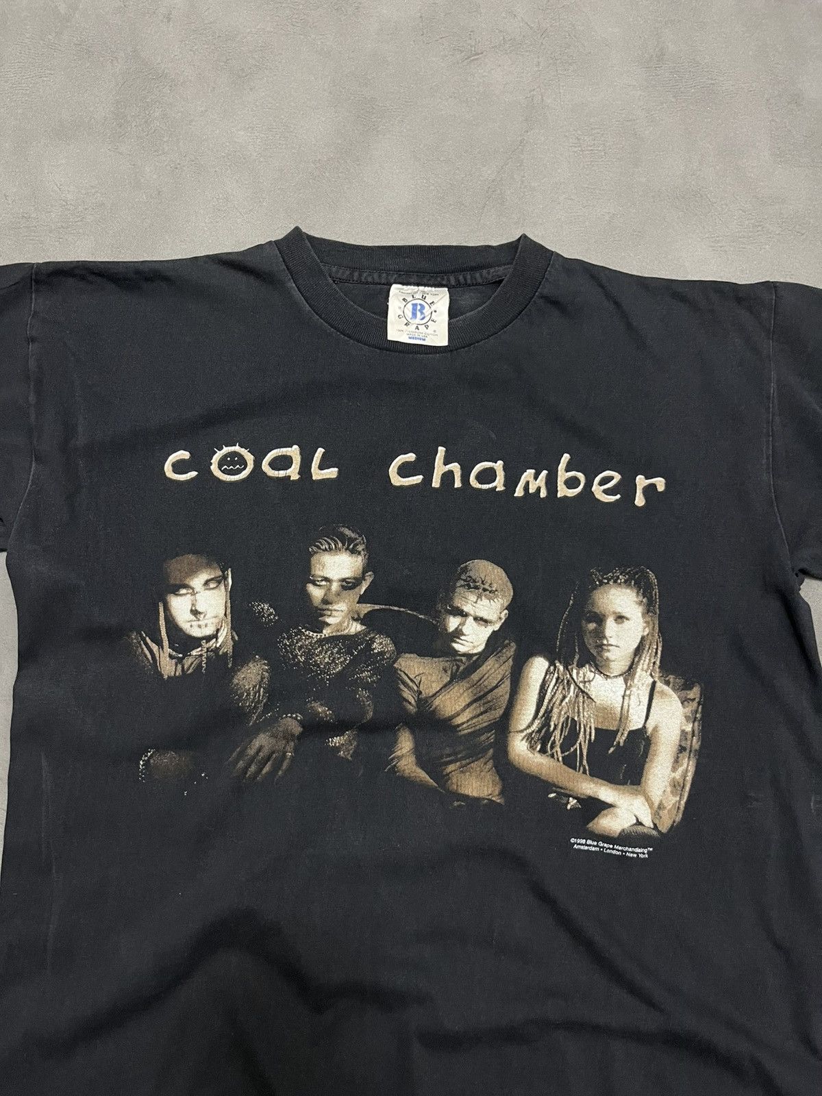 Band Tees Vintage faded coal chamber 1998 blue grape metal band tee Size US M / EU 48-50 / 2 - 3 Thumbnail