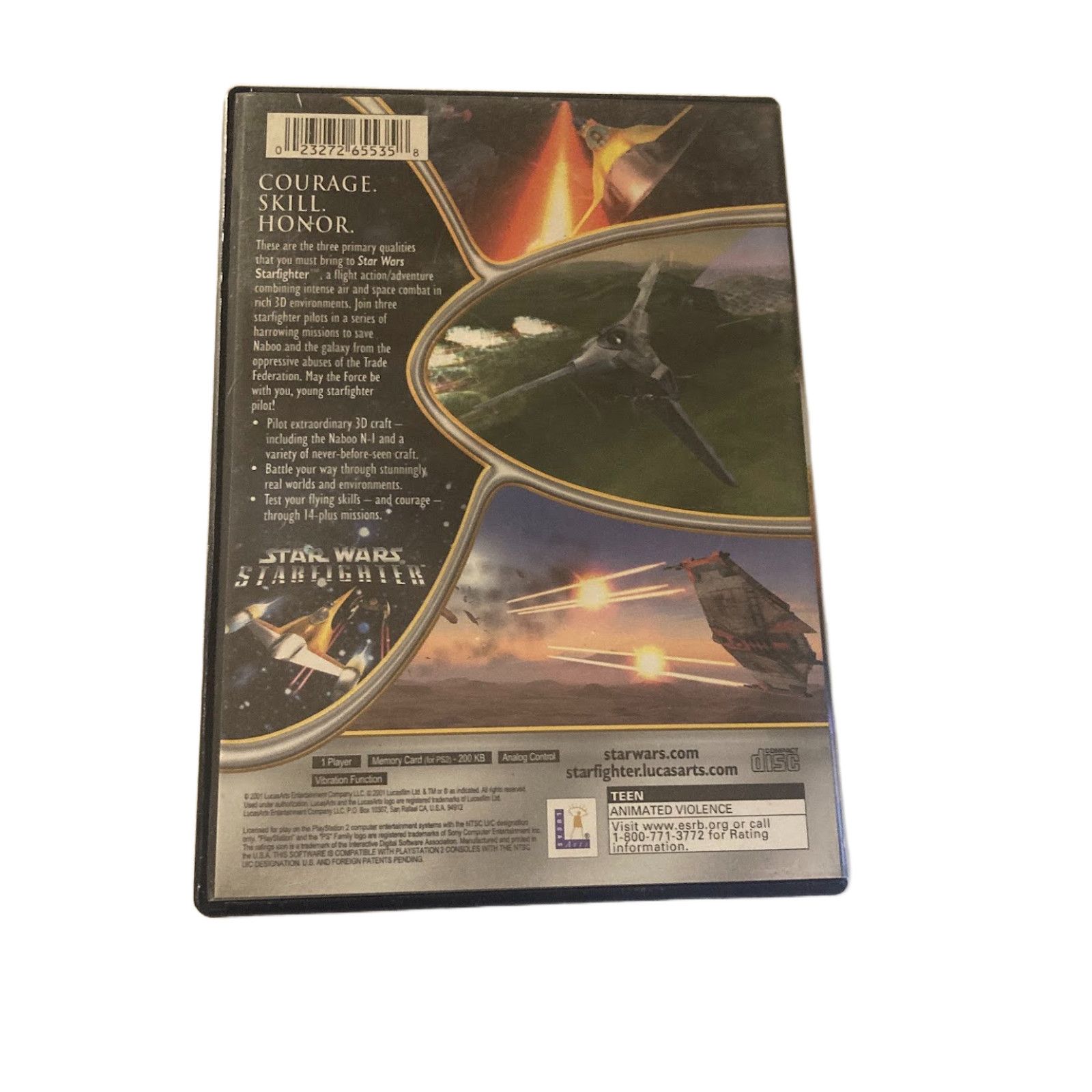 Other Star Wars Starfighter PS2 PlayStation 2 Complete CIB Tested Size ONE SIZE - 2 Thumbnail