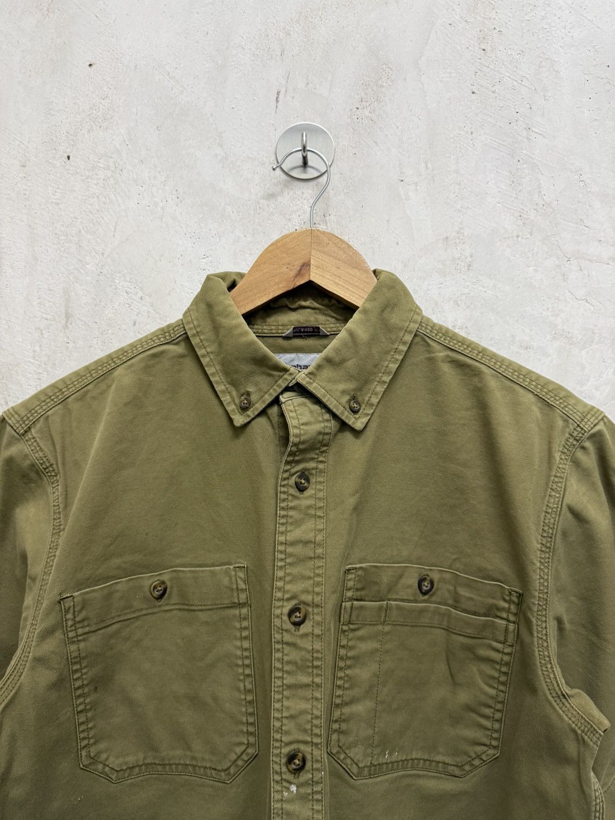 Carhartt Distressed Carhartt Cargo Pocket Button Up Shirt Size US M / EU 48-50 / 2 - 2 Thumbnail