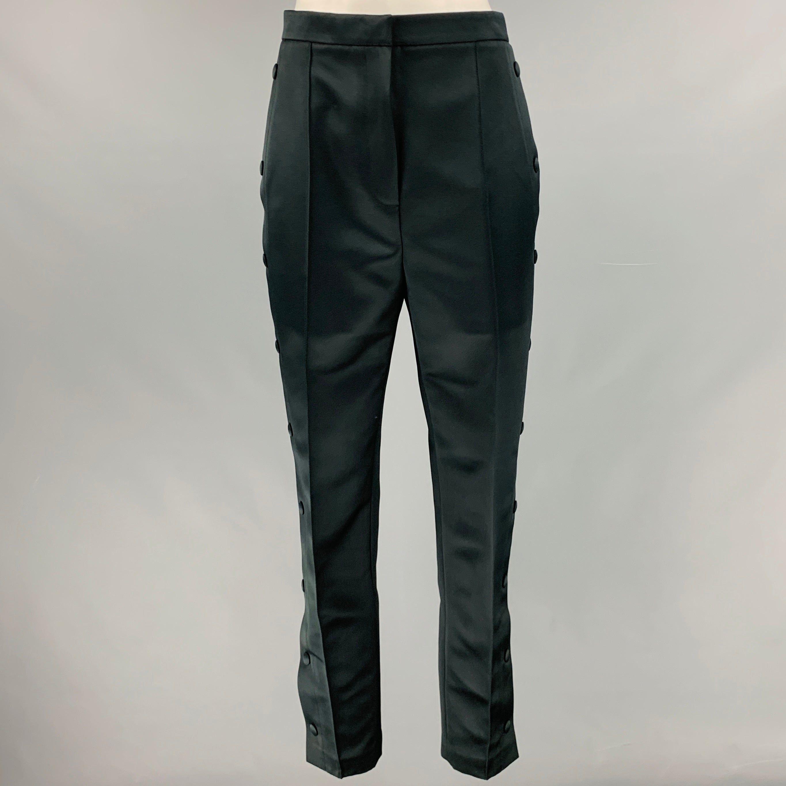 image of Alexander Wang Black Polyester Dress Pants, Women's (Size 27)