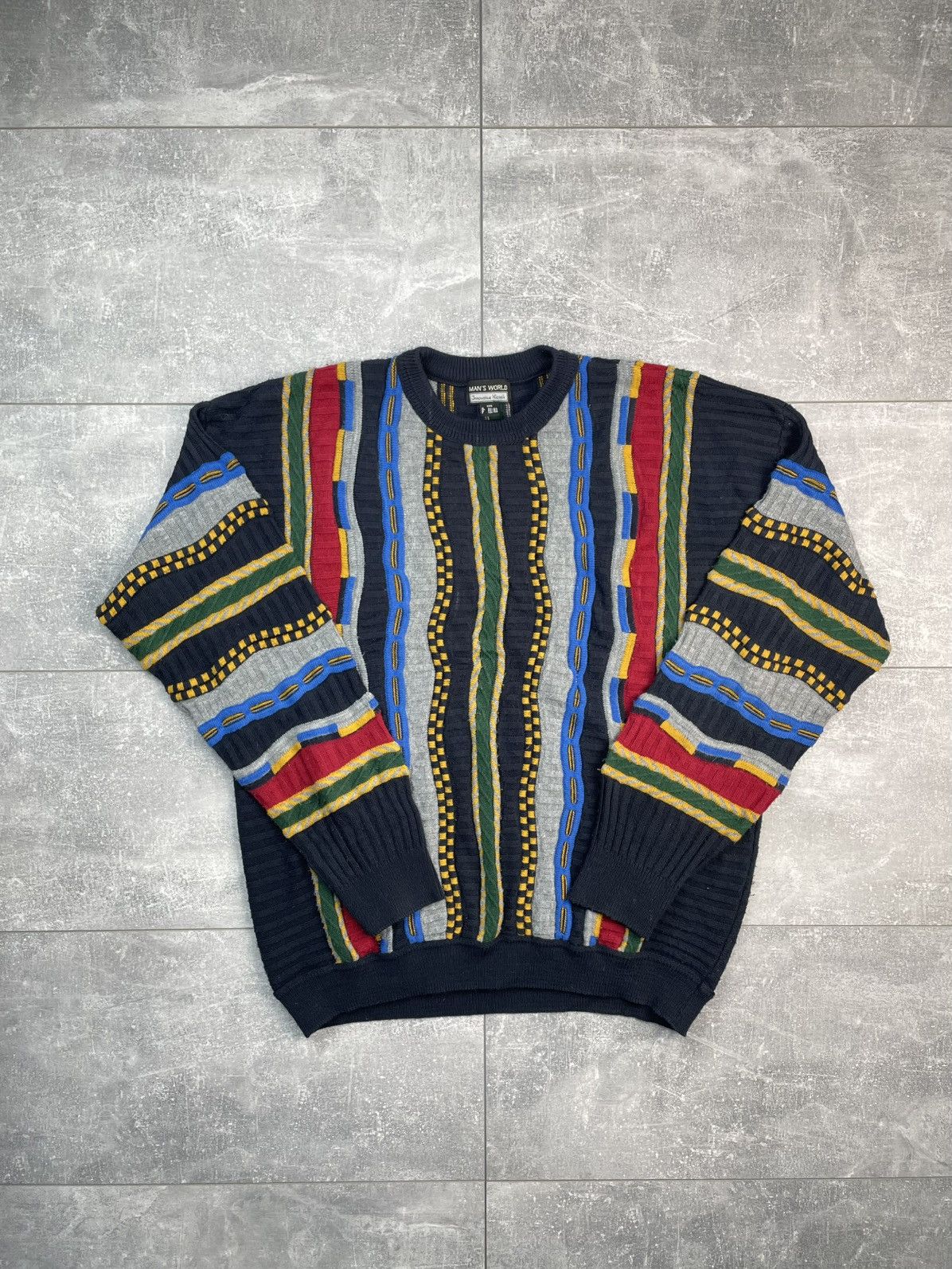 Other Coogi Style Knit Sweater Vintage Size US XL / EU 56 / 4 - 1 Thumbnail
