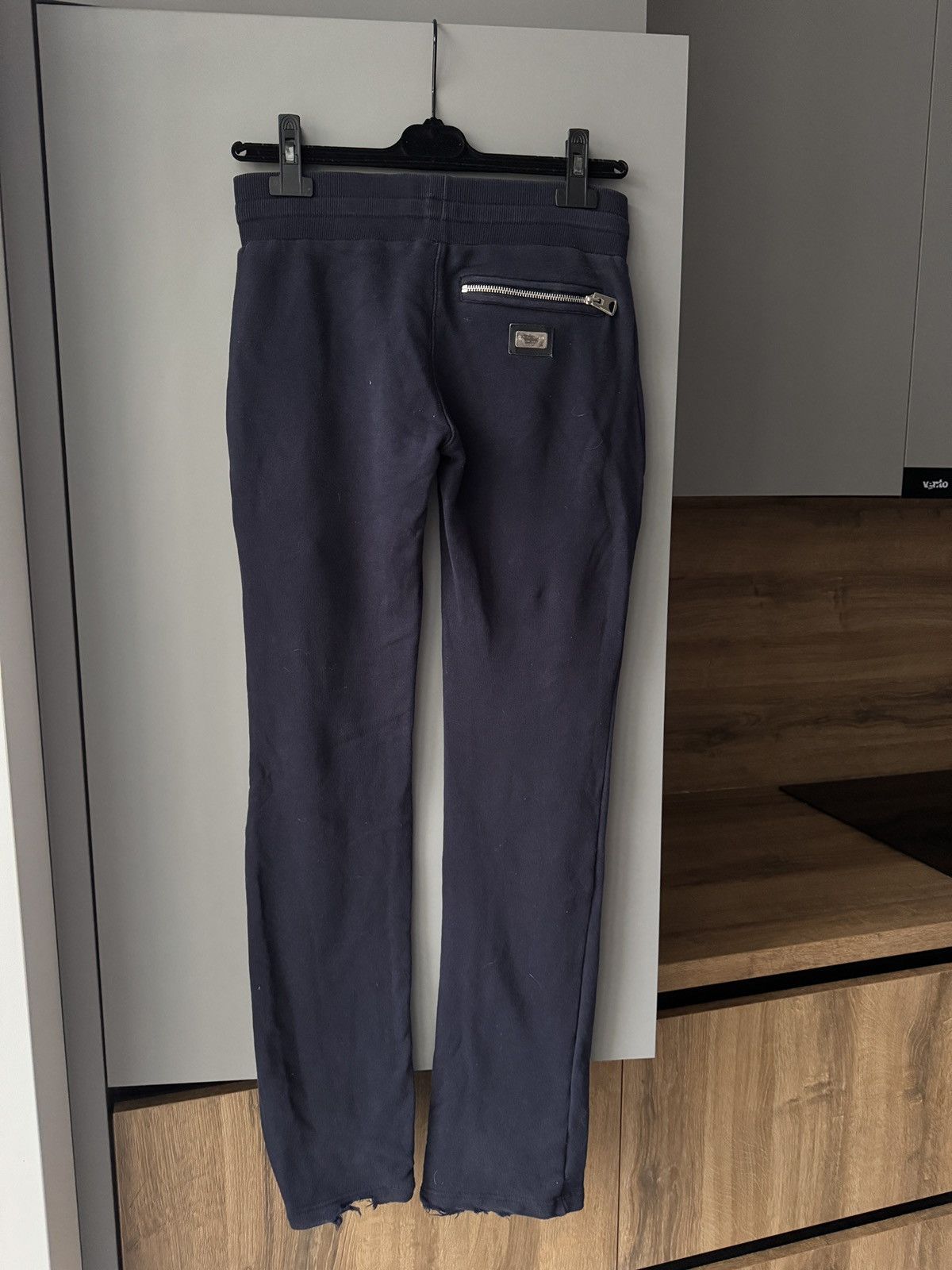 Dolce & Gabbana Dolce & Gabbana Zip Low Waist Straight Sweatpants Back Logo Size 24" / US 00 / IT 34 - 6 Thumbnail