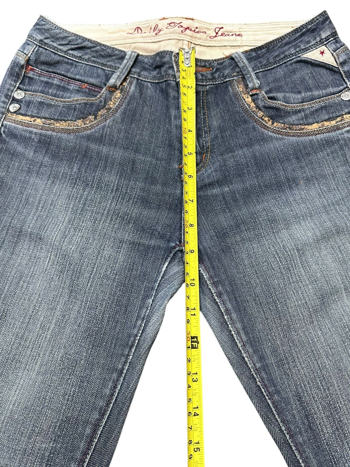 Japanese Brand DJ Jeans With Wideleg Bootcut Style and Faded Wash Size US 28 / EU 44 - 16 Thumbnail