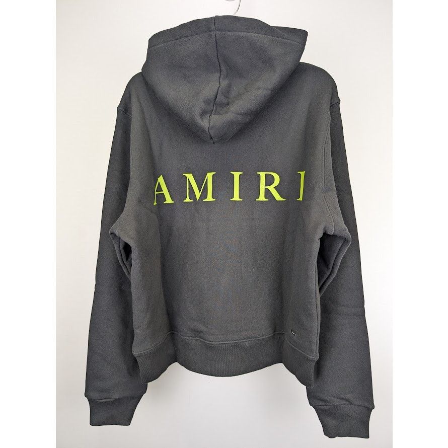 Amiri o1rshd1 Q:4 / MA Logo Hoodie in Black/Lime Size US M / EU 48-50 / 2 - 13 Thumbnail