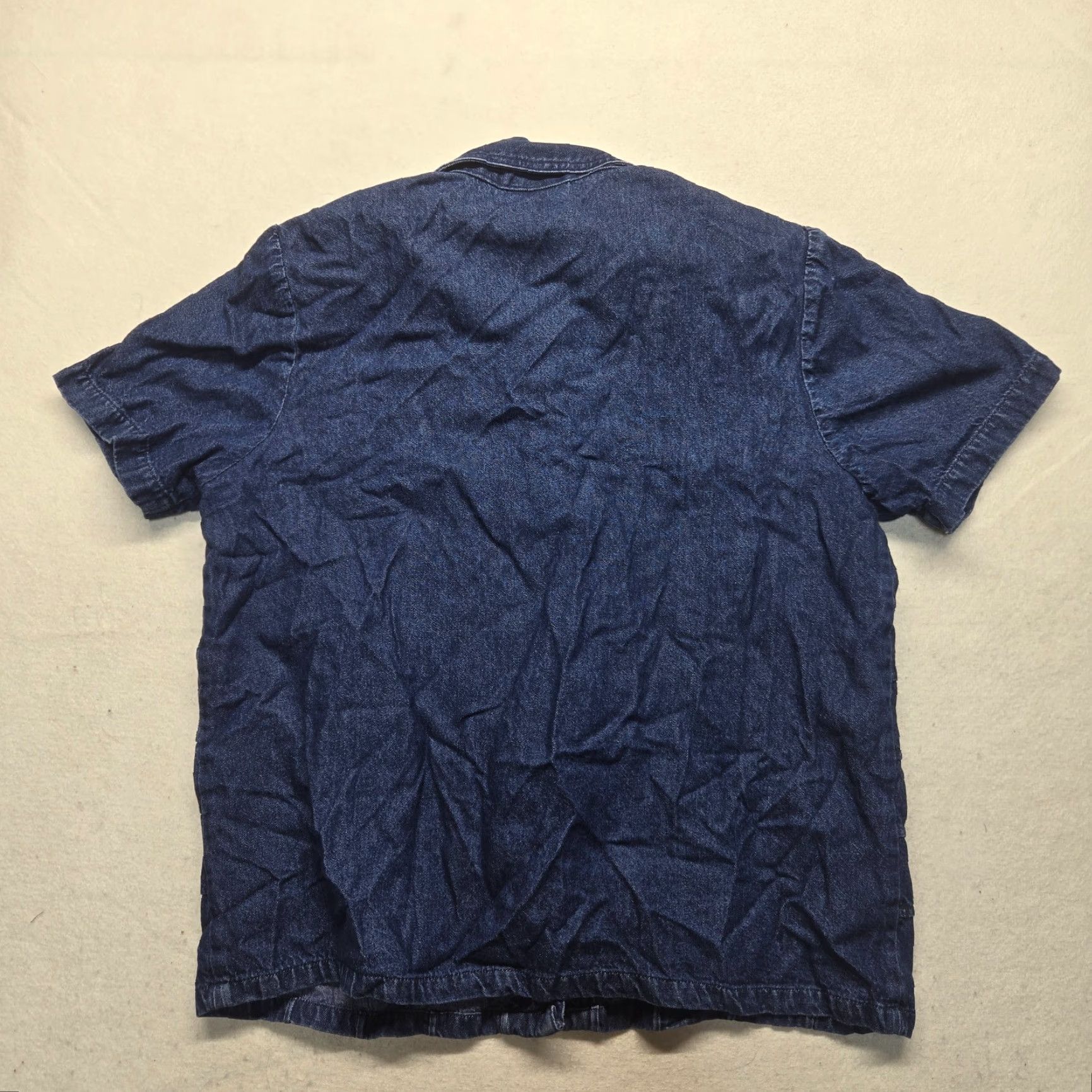 Denime Kristen & Hayley Denim Shirt Embroidered Floral Casual XL Blue Adult Shirt XL Denim Embellished Womens Size XL / US 12-14 / IT 48-50 - 7 Thumbnail