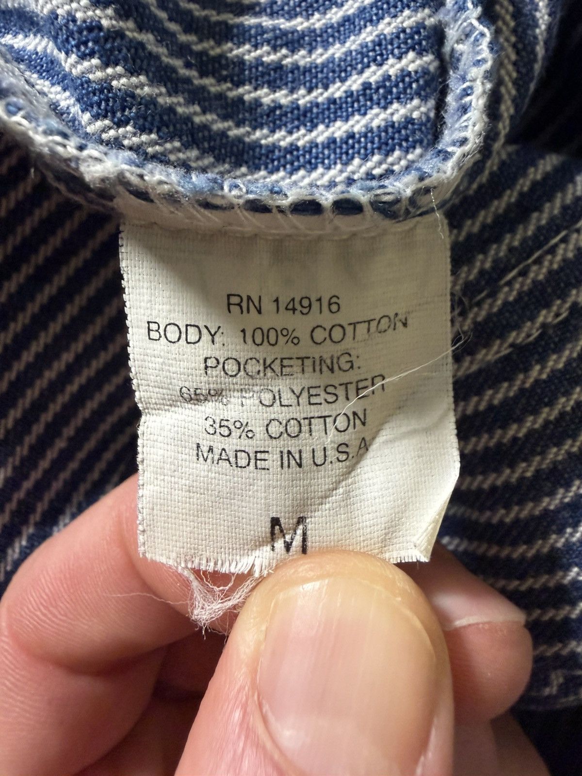 Pointer Vintage Pointer Brand Hickory Stripe Chore Jacket USA Medium Size US M / EU 48-50 / 2 - 6 Thumbnail