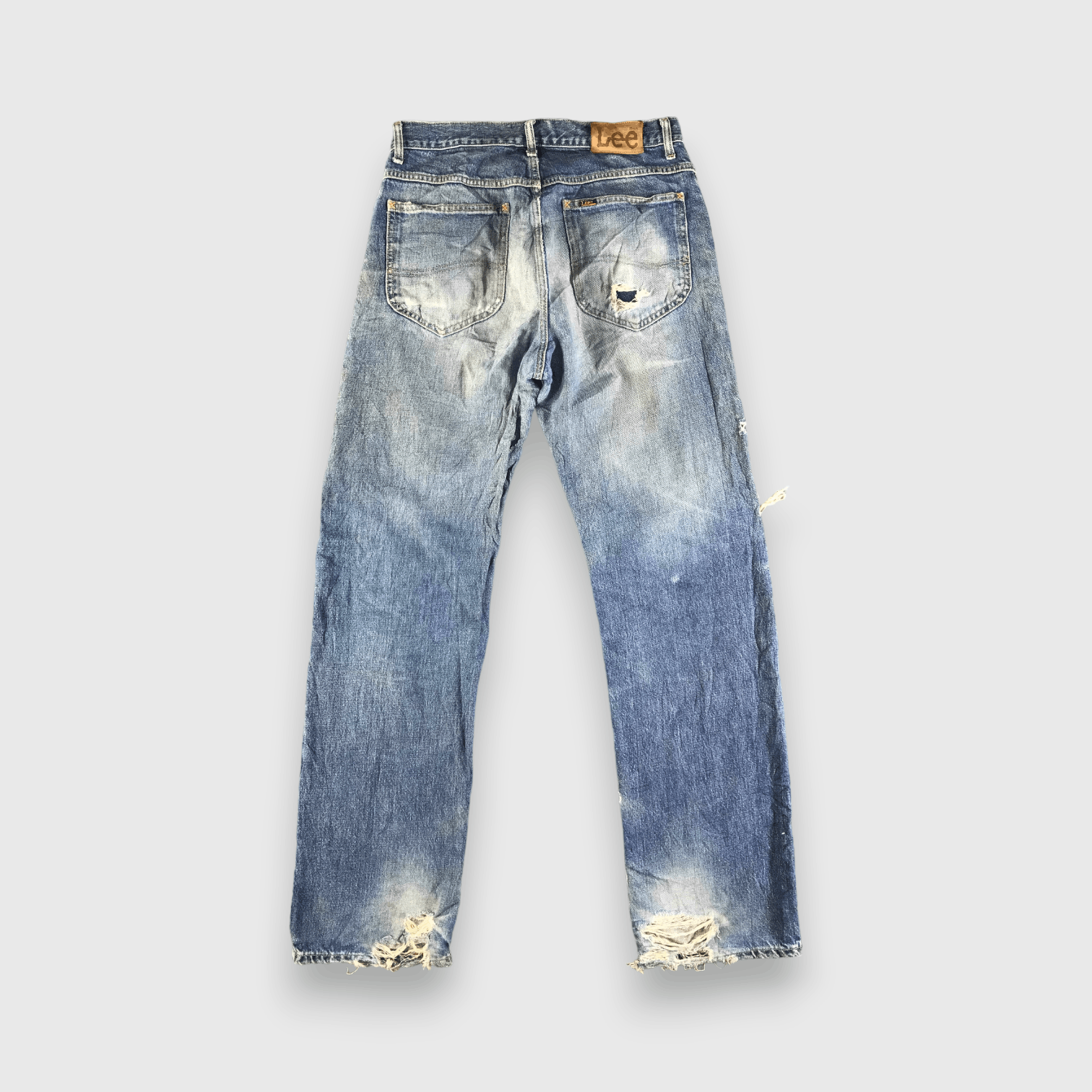 Lee Vintage Blue Wash Lee Jeans-J3555 Size US 32 / EU 48 - 2 Thumbnail