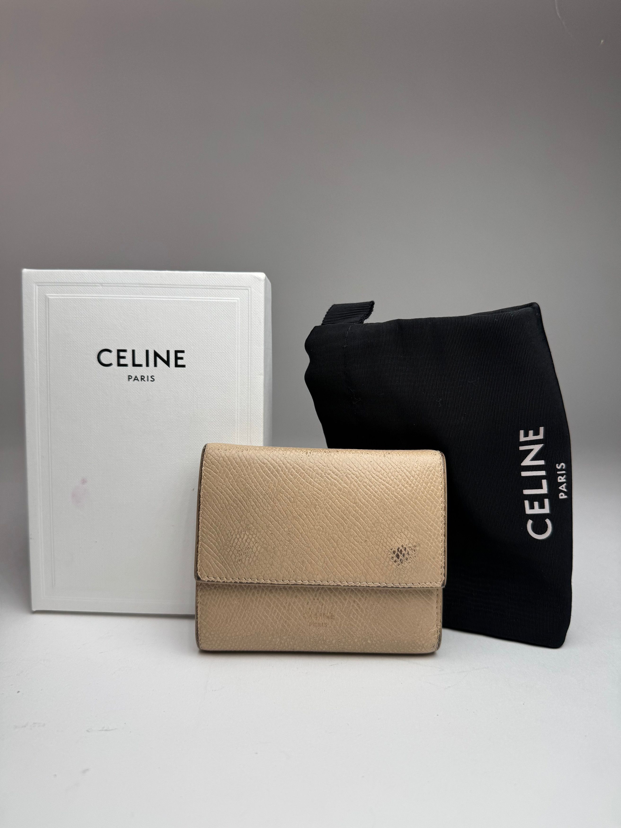 Celine Vintage Paris Leather Walket beige Size ONE SIZE - 1 Thumbnail