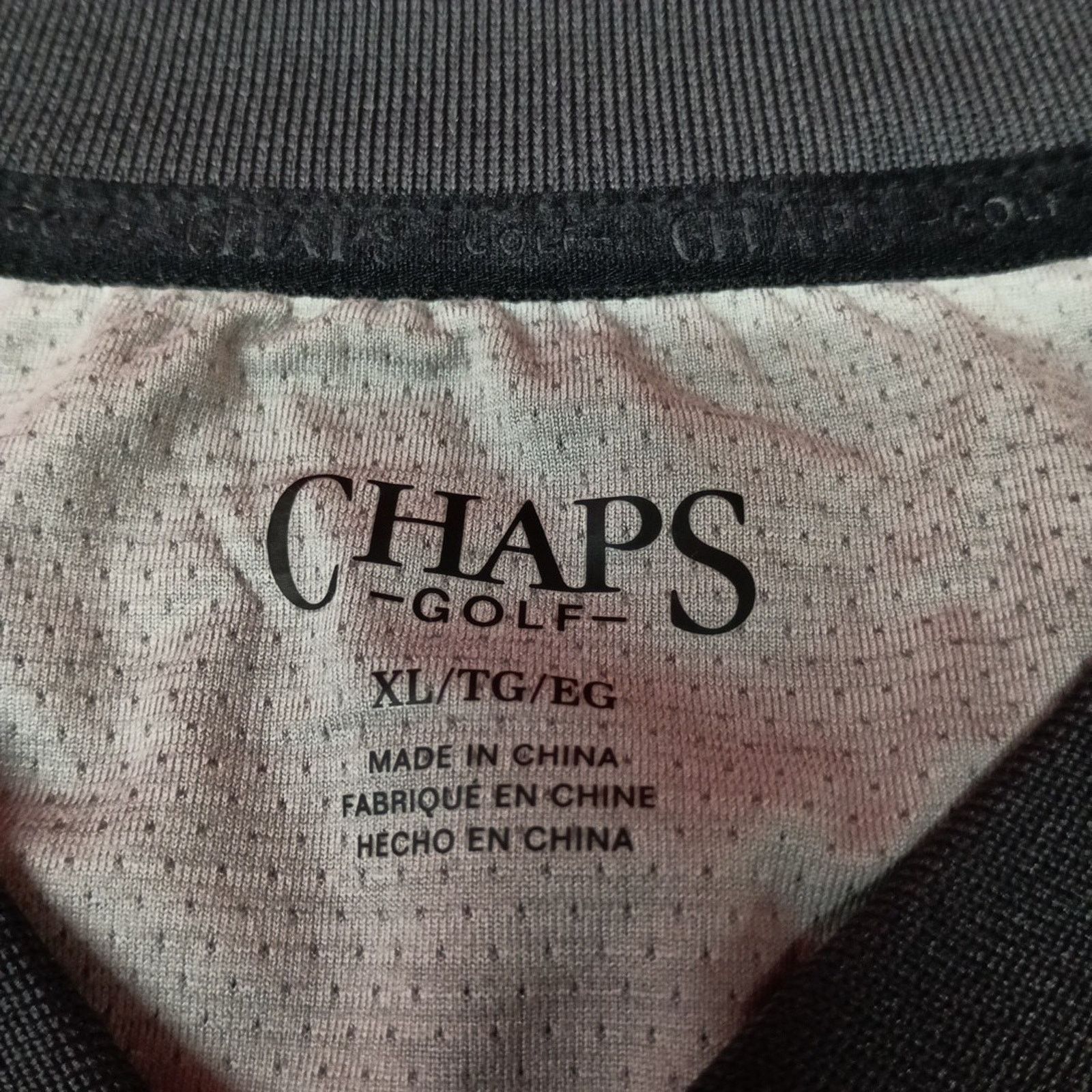 Chaps Chaps Golf Core Polo Shirt Men's XL Black 4-Way Stretch Size US XL / EU 56 / 4 - 3 Thumbnail