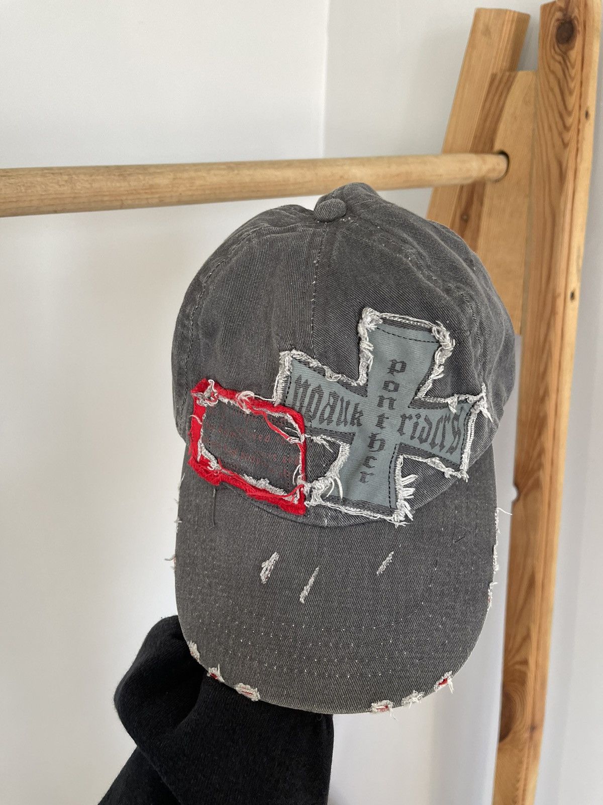 Hysteric Glamour 90s Archive Y2k Diesel Style Distressed Cross Punk Emo Cap Size ONE SIZE - 8 Thumbnail