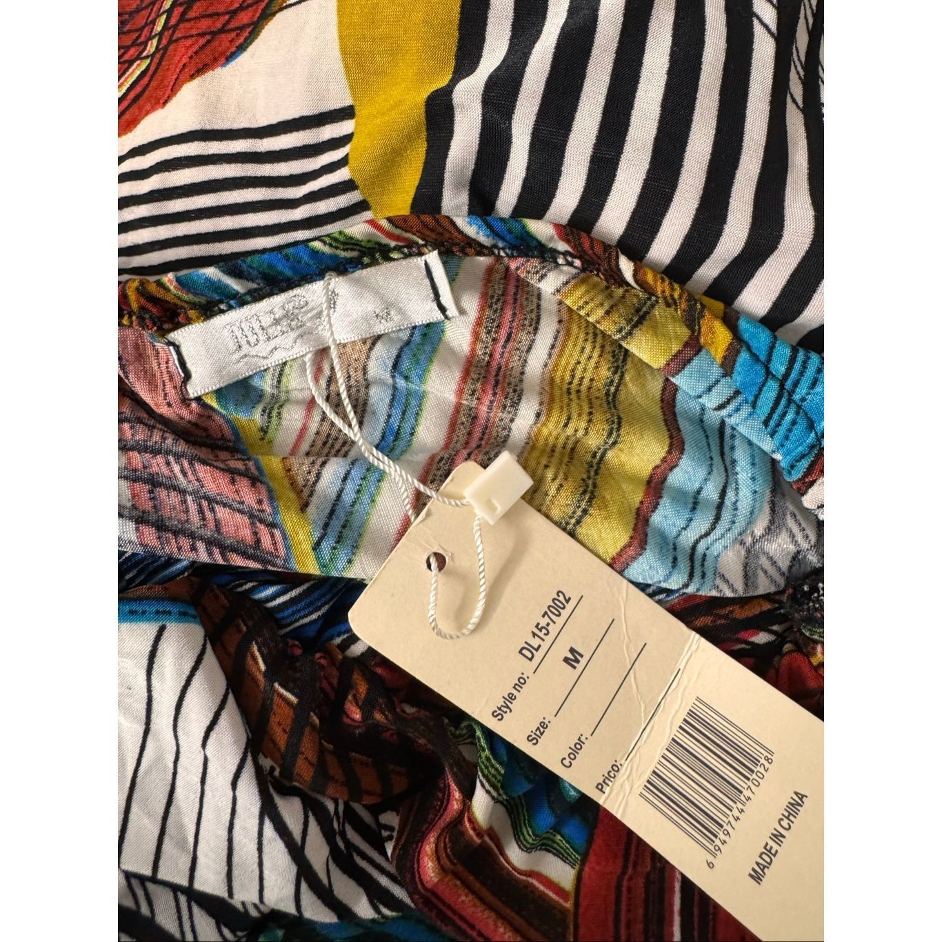 Other Julia Colorful Abstract Strapless Maxi Dress – Size M Size M / US 6-8 / IT 42-44 - 5 Thumbnail