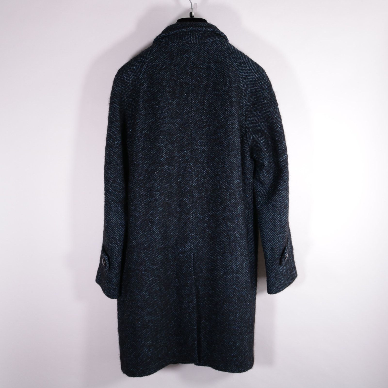 MP Massimo Piombo MP Massimo Piombo Herringbone Wool Coat Jacket 46 Small Size US S / EU 44-46 / 1 - 4 Thumbnail