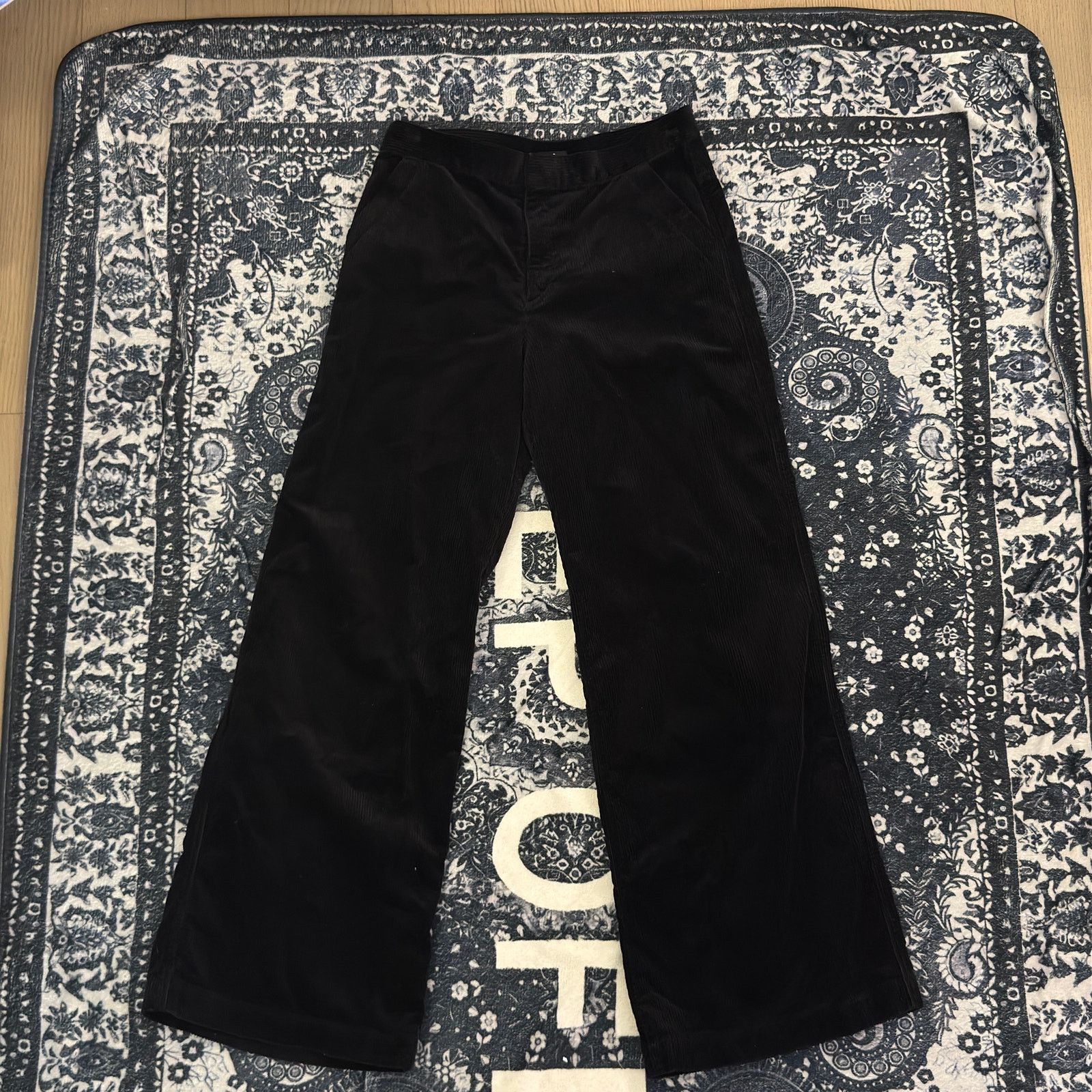 Uniqlo Corduroy Wide Leg Trousers Size 28" / US 6 / IT 42 - 1 Thumbnail