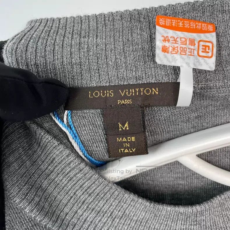 Louis Vuitton Louis Vuitton Grey cashmere off-the-shoulder knit sweater Size M / US 6-8 / IT 42-44 - 5 Thumbnail