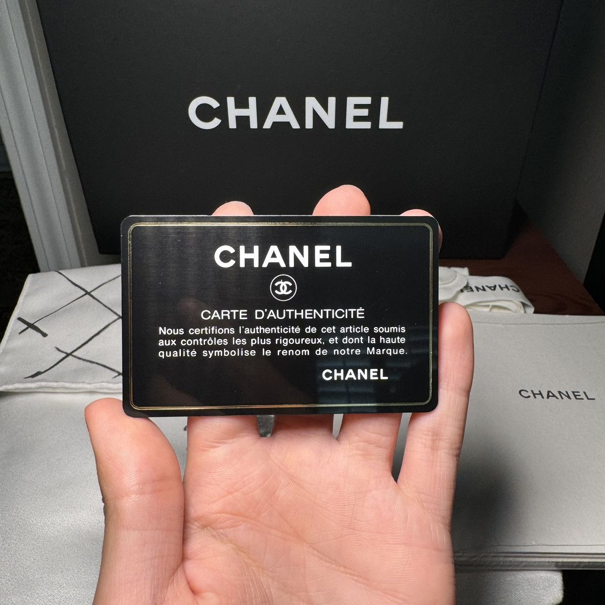 Chanel CHANEL Caviar Quilted Medium Double Flap in Black Size ONE SIZE - 12 Thumbnail