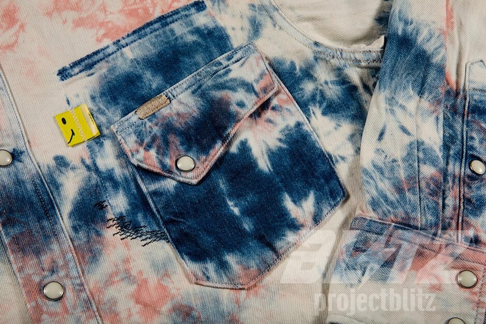 Kapital Kapital 8 oz Denim Western Shirt Ashbury Dyed Indigo Pink 4 Size US XL / EU 56 / 4 - 4 Thumbnail