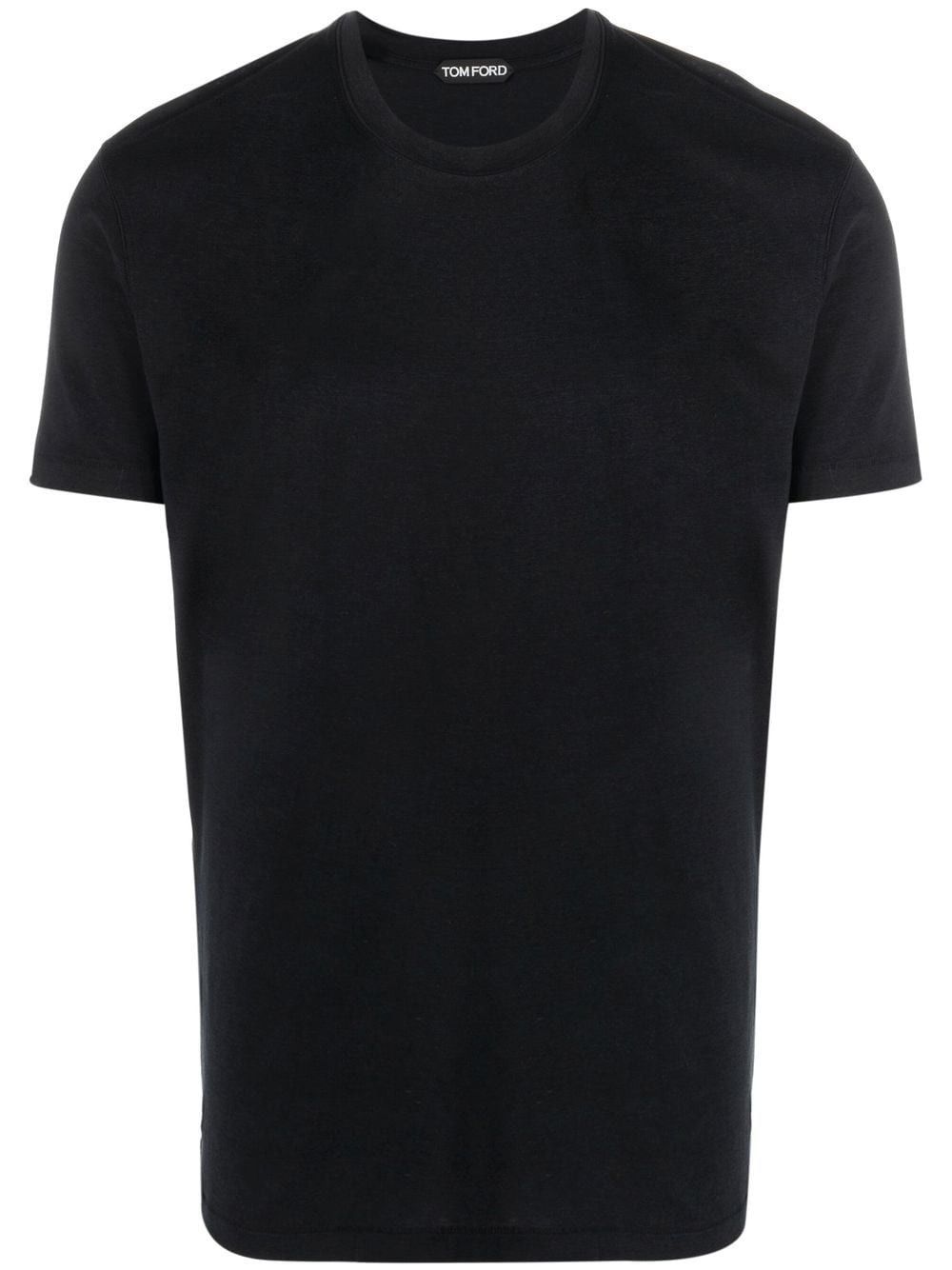 Tom Ford LYOCELL AND COTTON REGULAR FIT T-SHIRT Size US S / EU 44-46 / 1 - 1 Thumbnail