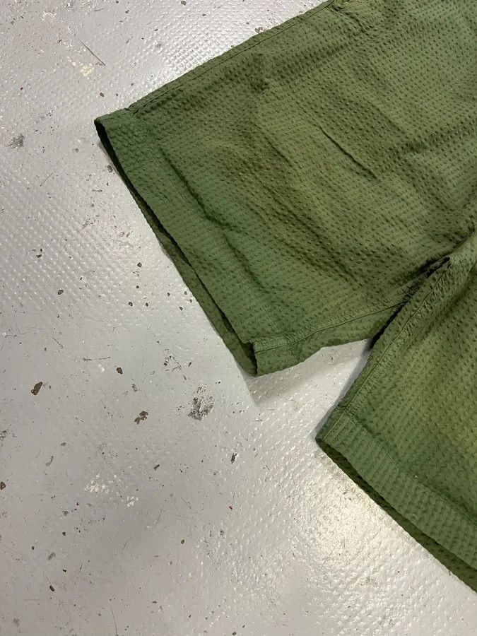Vintage Edmmond Studios Relief Green Shorts Size US 32 / EU 48 - 7 Thumbnail