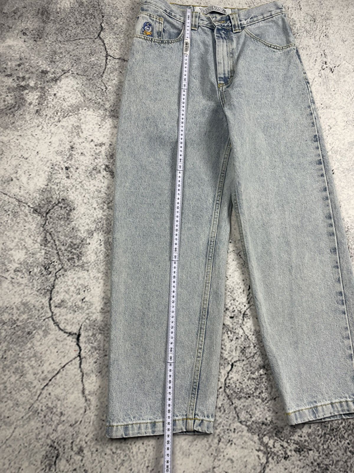 Polar Skate Co. Men’s Polar Skate W28 L30 Light Blue Jeans Baggy Streetwear Size US 28 / EU 44 - 5 Thumbnail