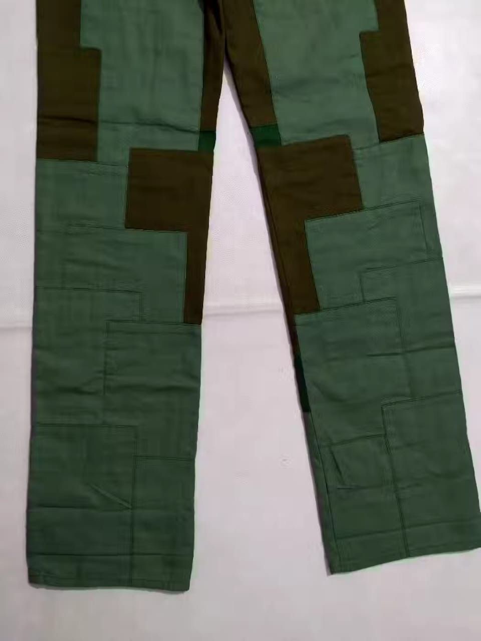 Japanese Brand Les Vis a Bois Nice Design Patchwork Pants Size US 29 - 11 Thumbnail