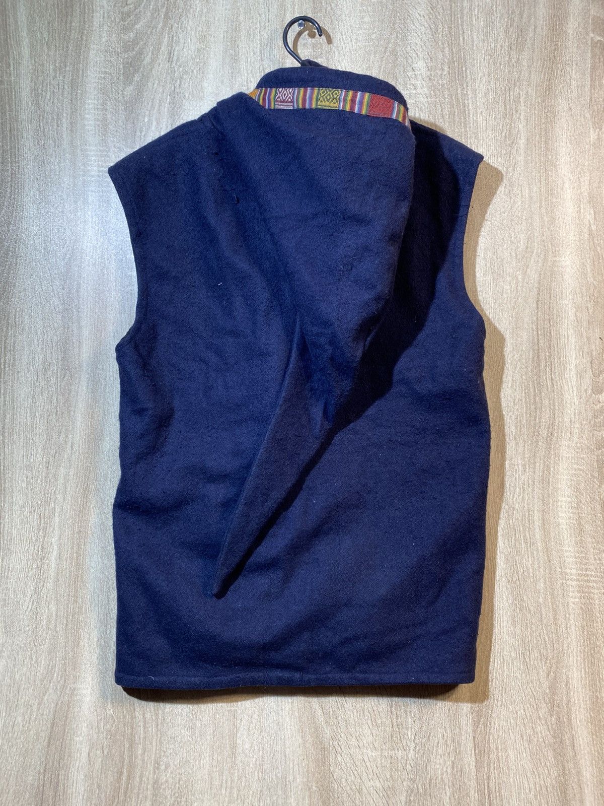 Designer × Vintage Vintage Wool vest made in Nepal women’s size L Size L / US 10 / IT 46 - 8 Thumbnail