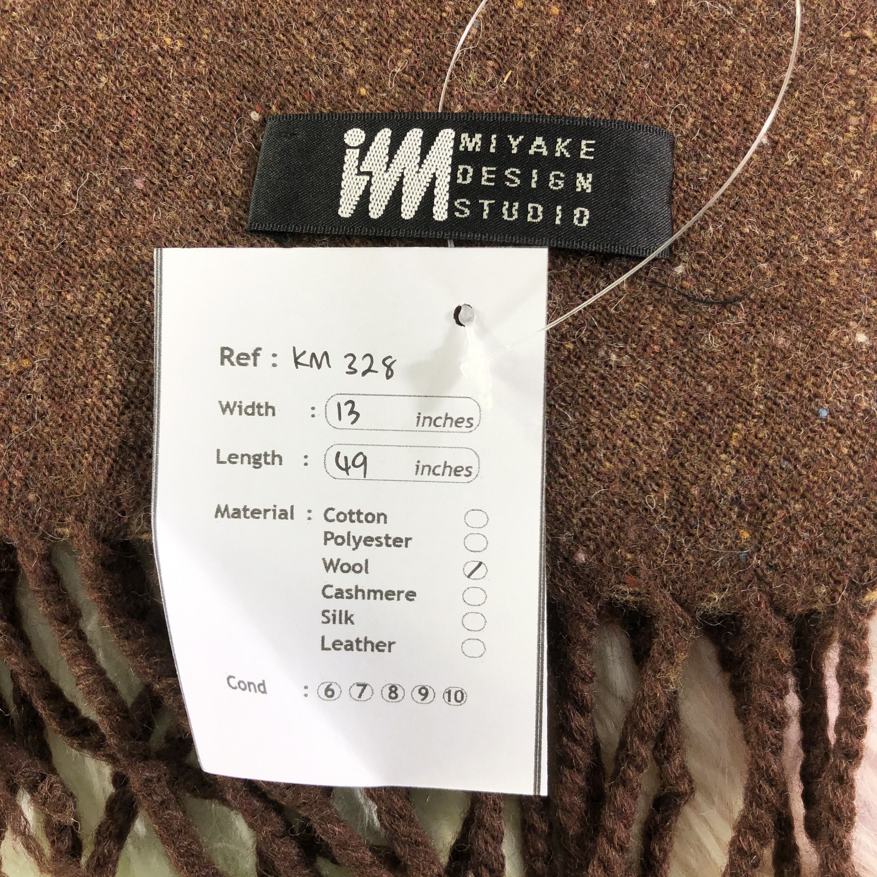 Issey Miyake × Vintage Issey Miyake Scarf / Muffler / Neckwear - KM328 Size ONE SIZE - 5 Thumbnail