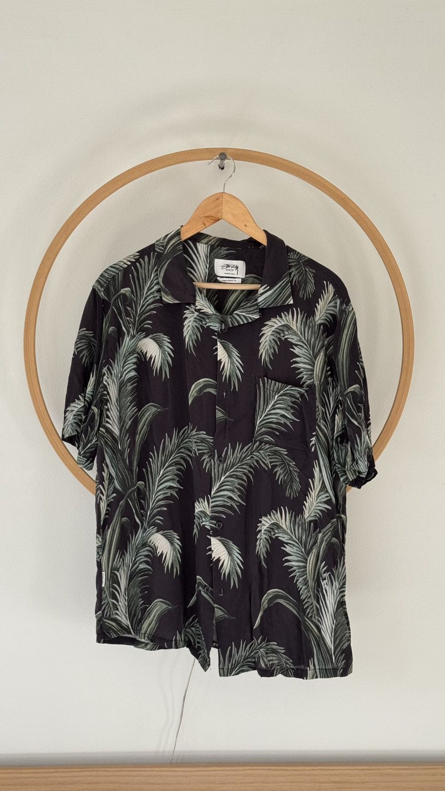 Stussy Stussy Tropical Palm Tree Button Down Shirt Size US S / EU 44-46 / 1 - 1 Thumbnail