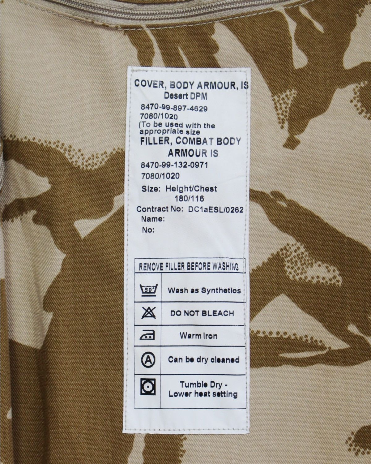 Vintage 1999 BRITISH BODY AMOUR DESERT VEST Size US L / EU 52-54 / 3 - 7 Thumbnail