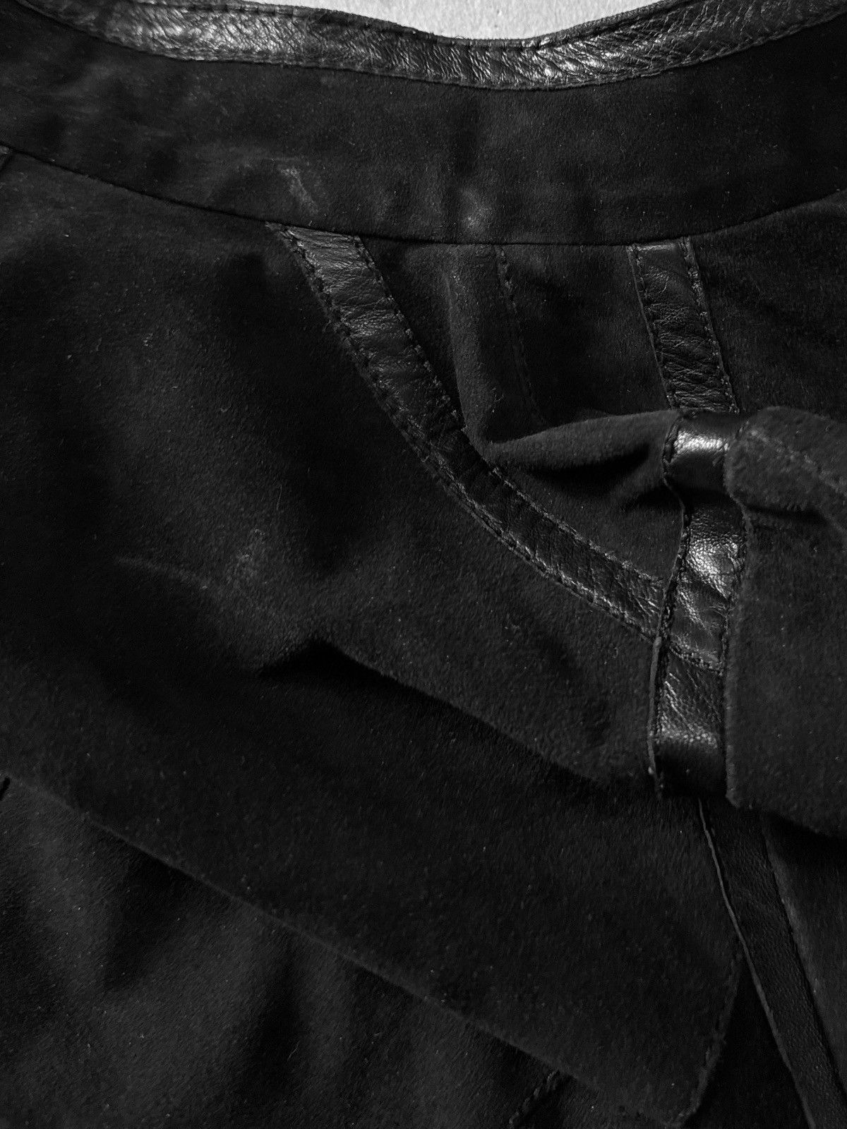 Roberto Cavalli Roberto Cavalli Runway Suede Leather Jacket Size S / US 4 / IT 40 - 10 Thumbnail