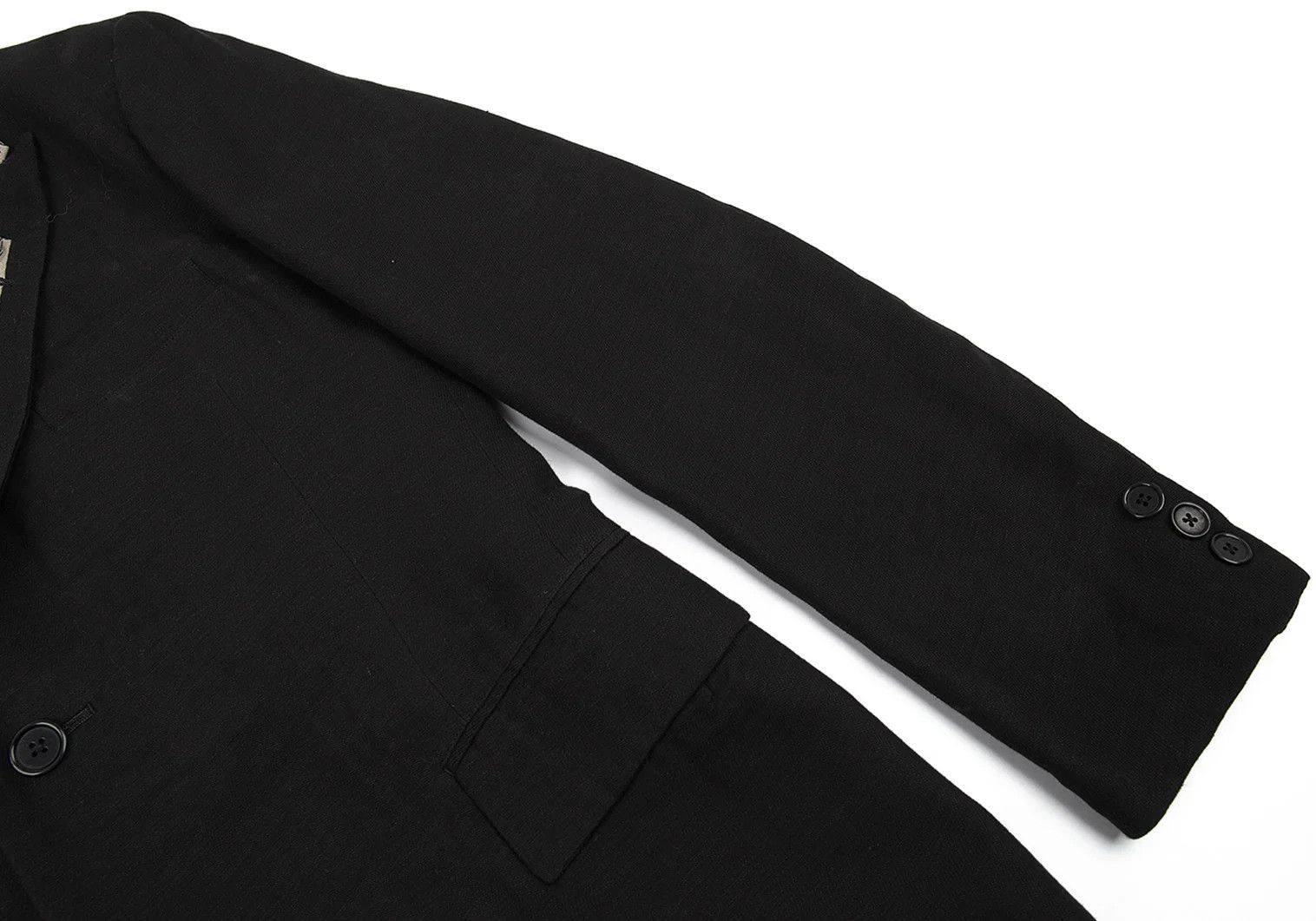 Yohji Yamamoto Yohji Yamamoto Tailored Design Linen Cotton Jacket Size US XL / EU 56 / 4 - 7 Thumbnail