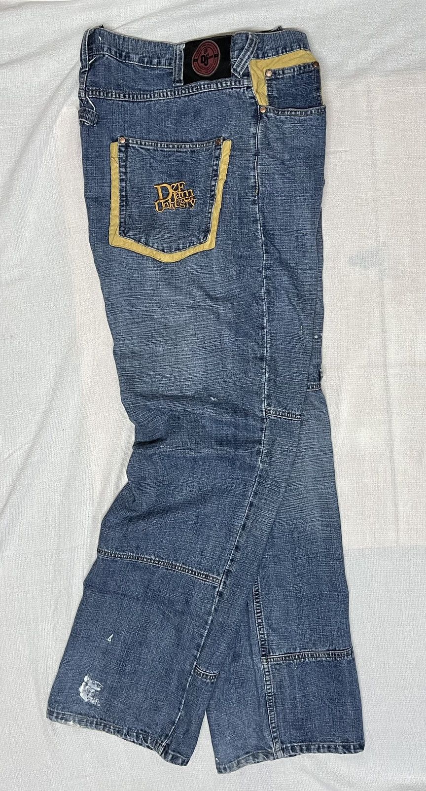 Other 🔥HOT DROPS🔥 Vintage Y2K Def Jam University Baggy Denim Pants Size US 38 / EU 54 - 1 Thumbnail
