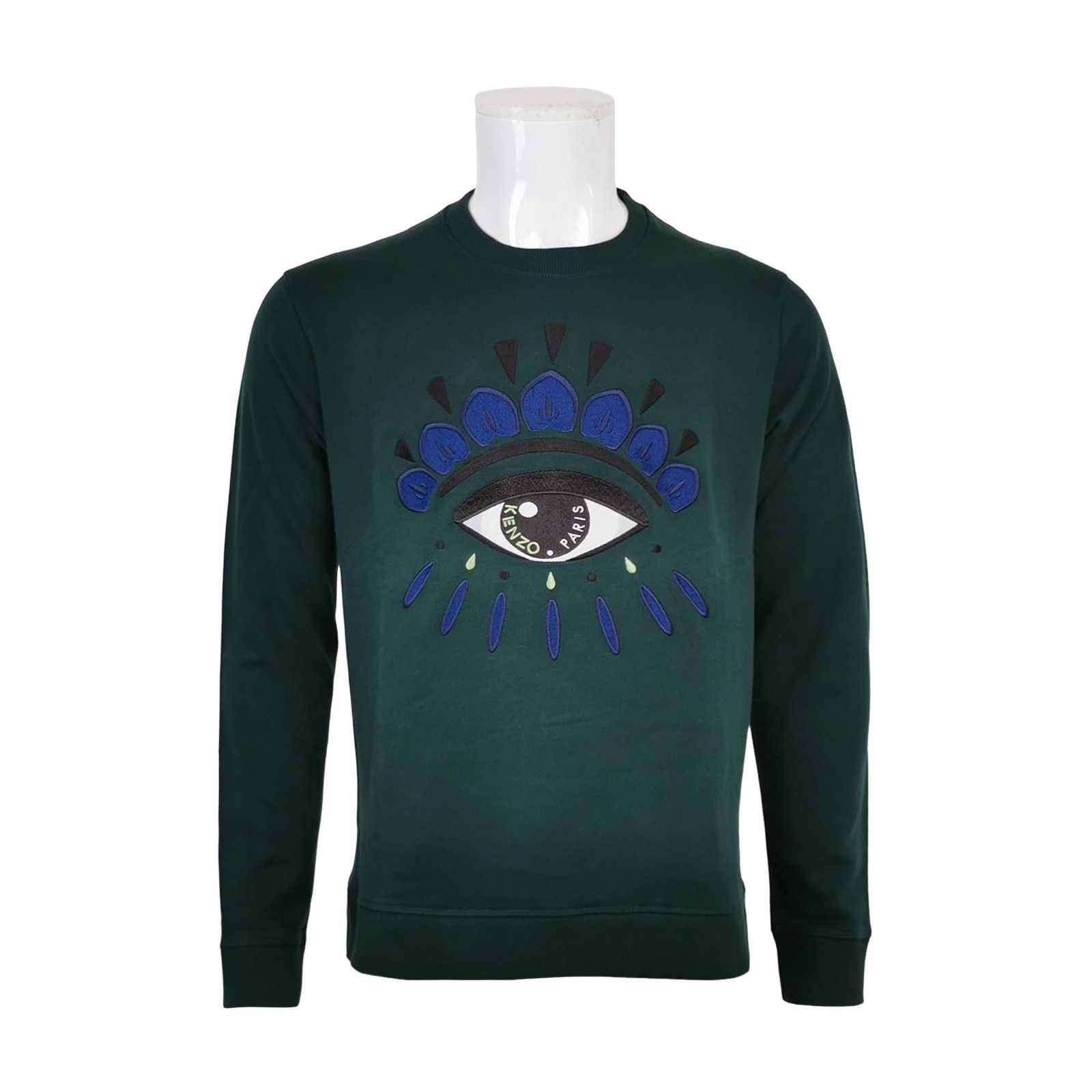 Kenzo Kenzo Eye Embroidery Sweatshirt Green Size M Size US M / EU 48-50 / 2 - 1 Thumbnail