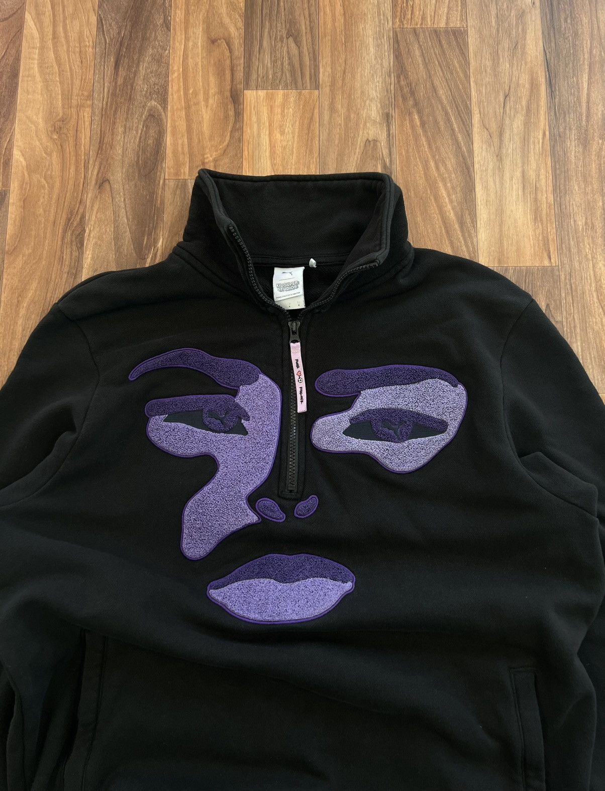 KidSuper × Puma Kidsuper x Puma Face Logo Half Zip Avant Garde 00s Runaway Size US M / EU 48-50 / 2 - 2 Thumbnail