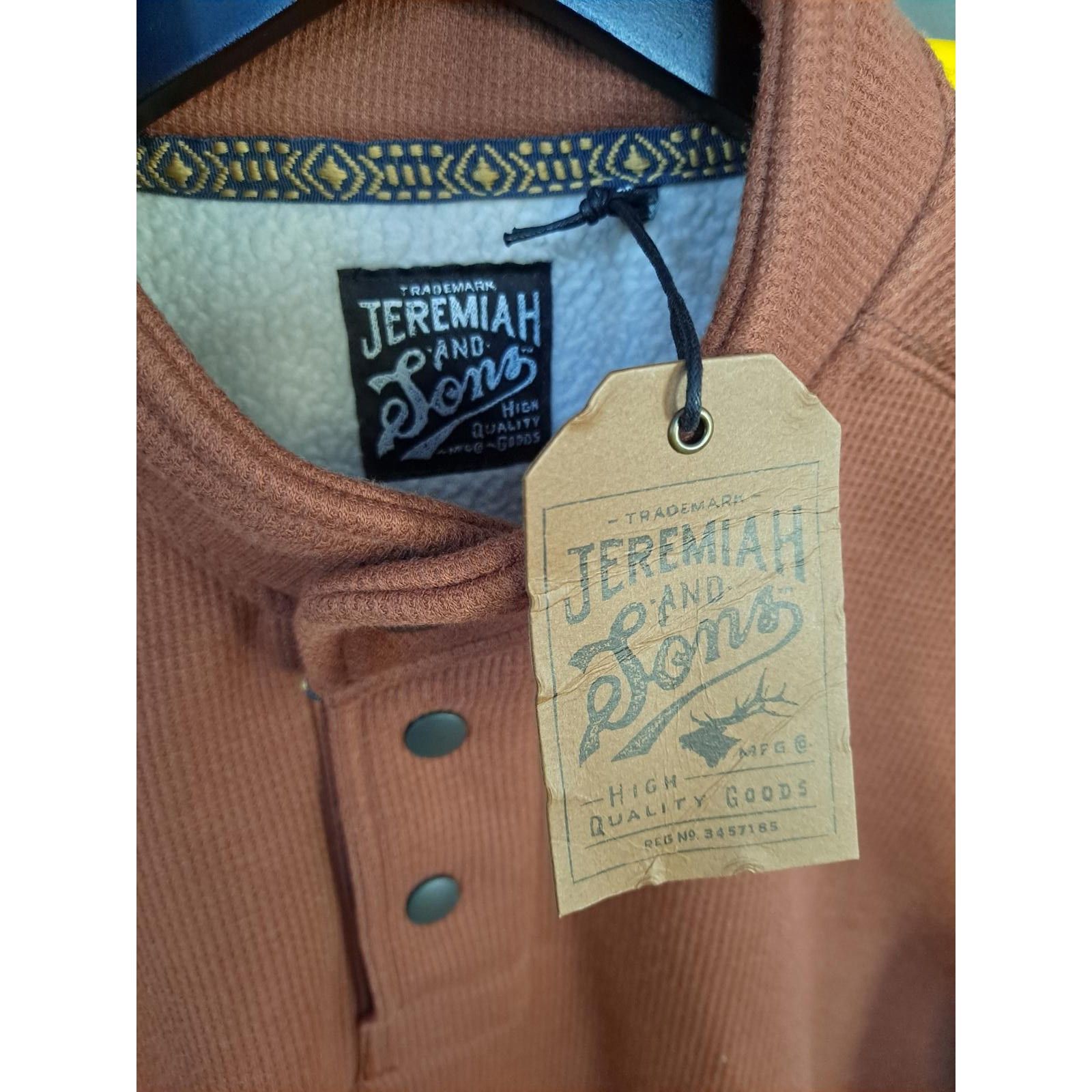 Other NWT Jeremiah and Sons 1/4 Snap Sherpa Lined Orange Sweater S Size US L / EU 52-54 / 3 - 3 Thumbnail